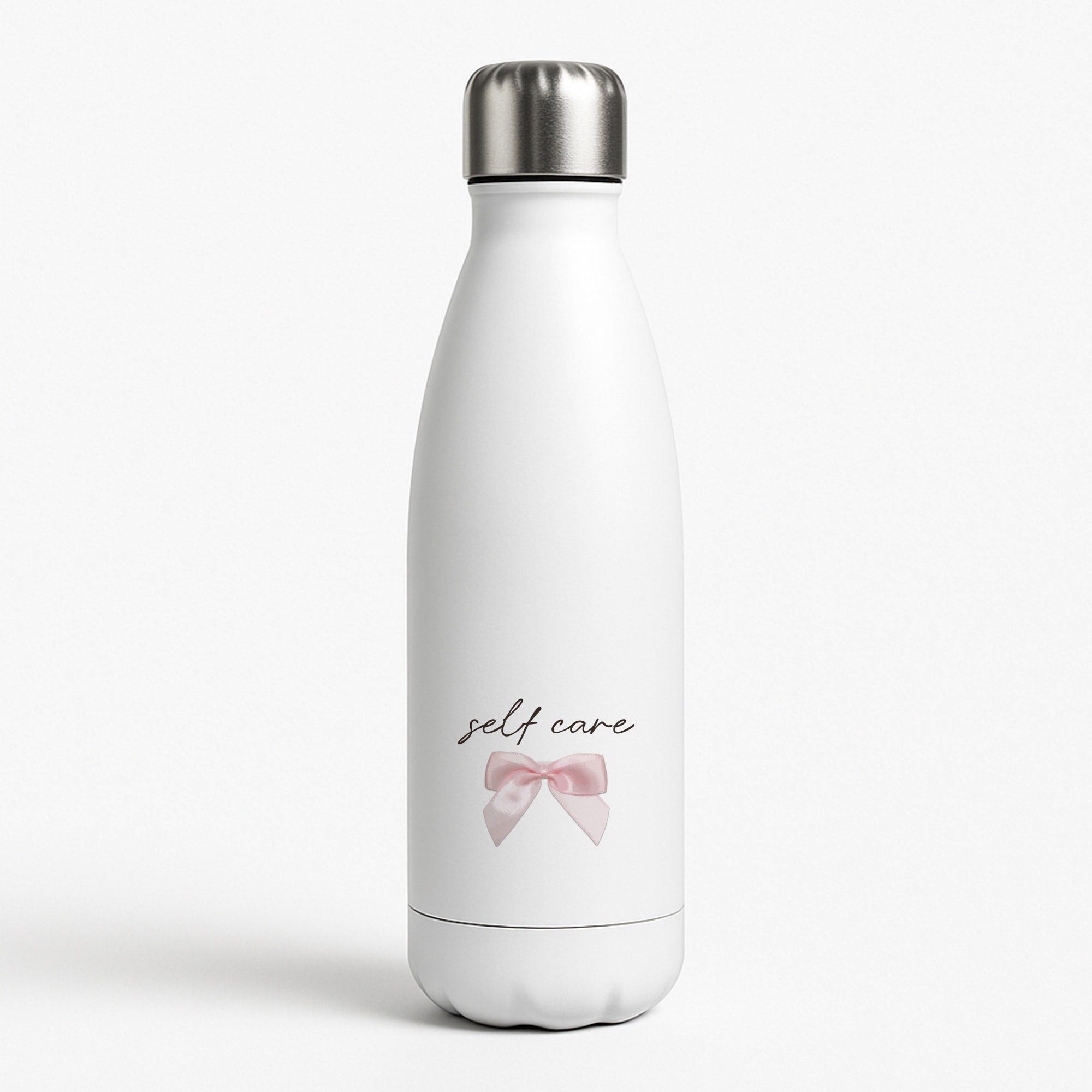 Self Care White Water Bottle