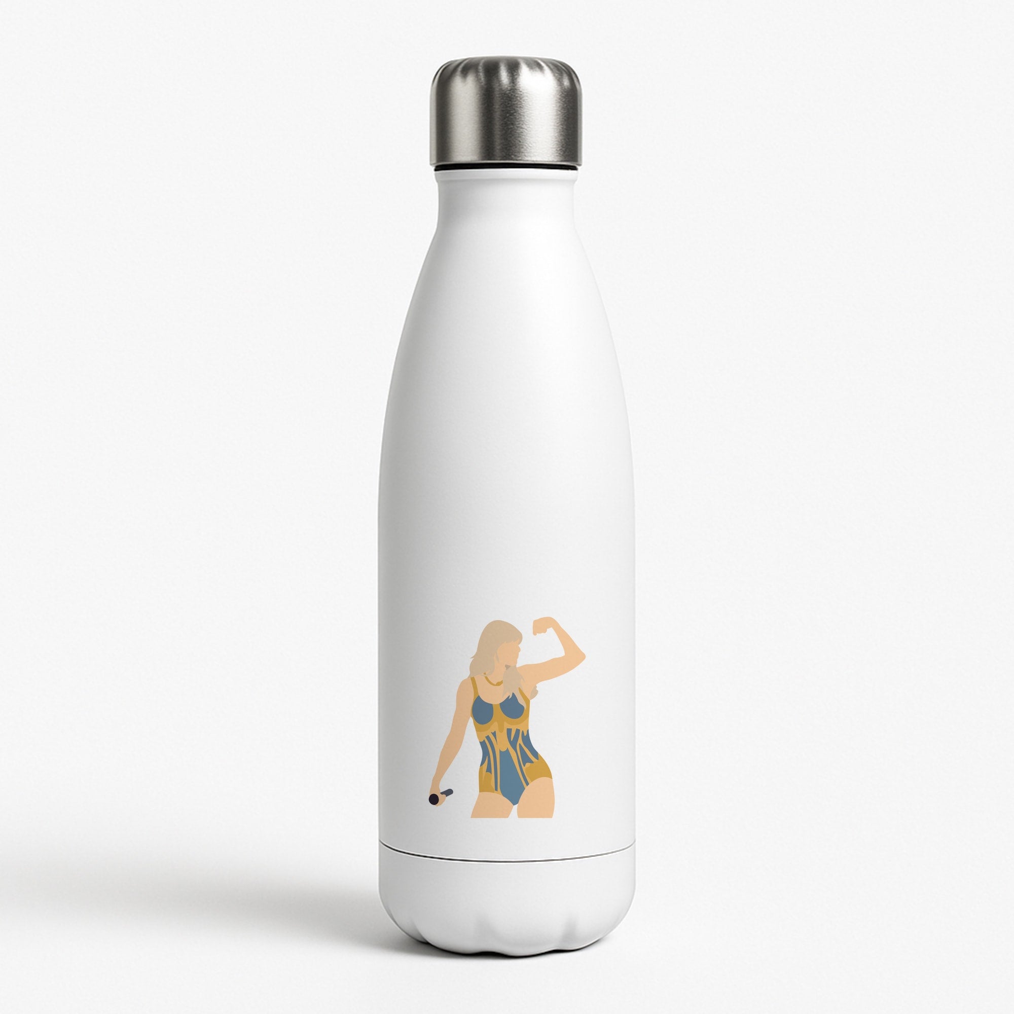 The Man - Taylor White Water Bottle