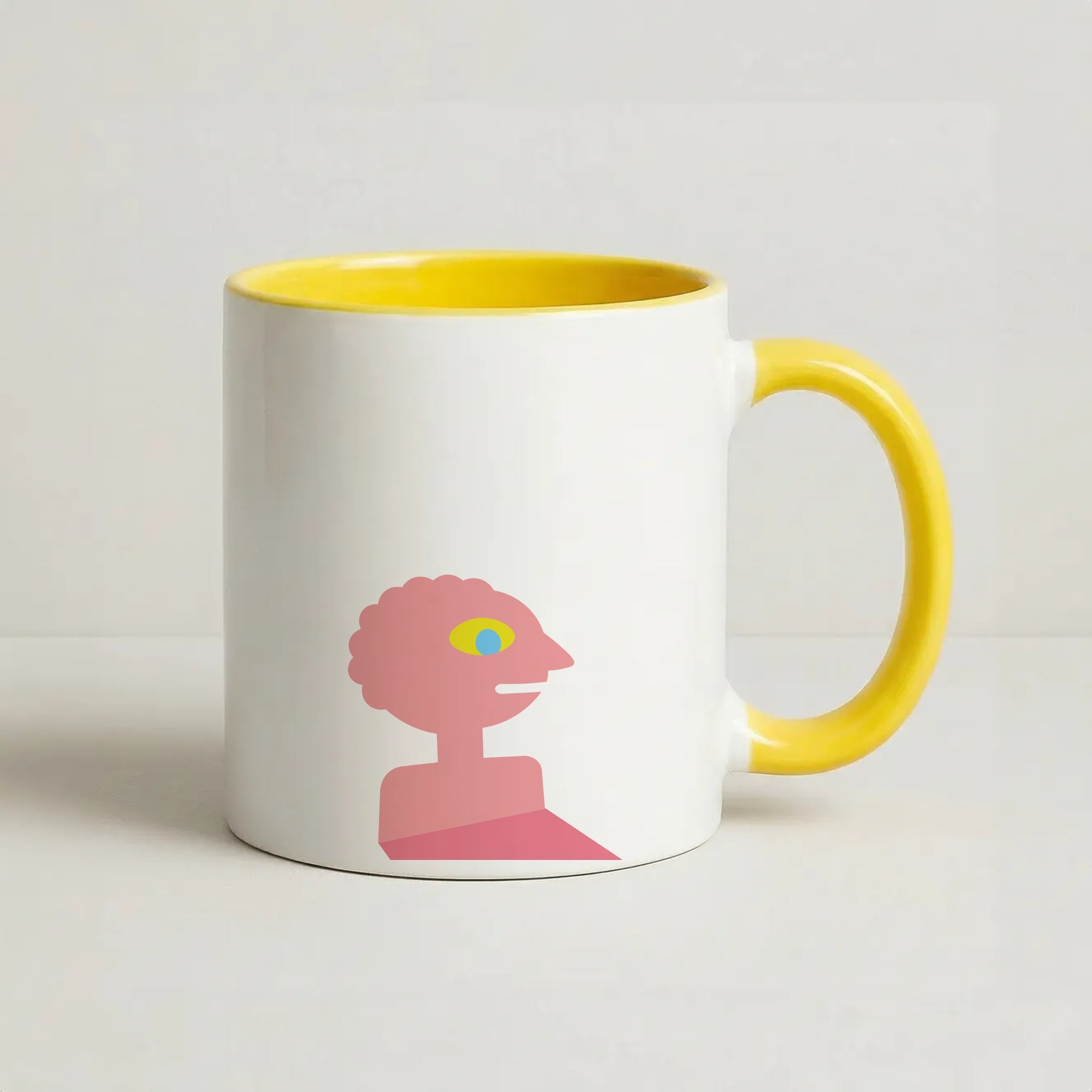 Prismo Coffee Yellow Mug