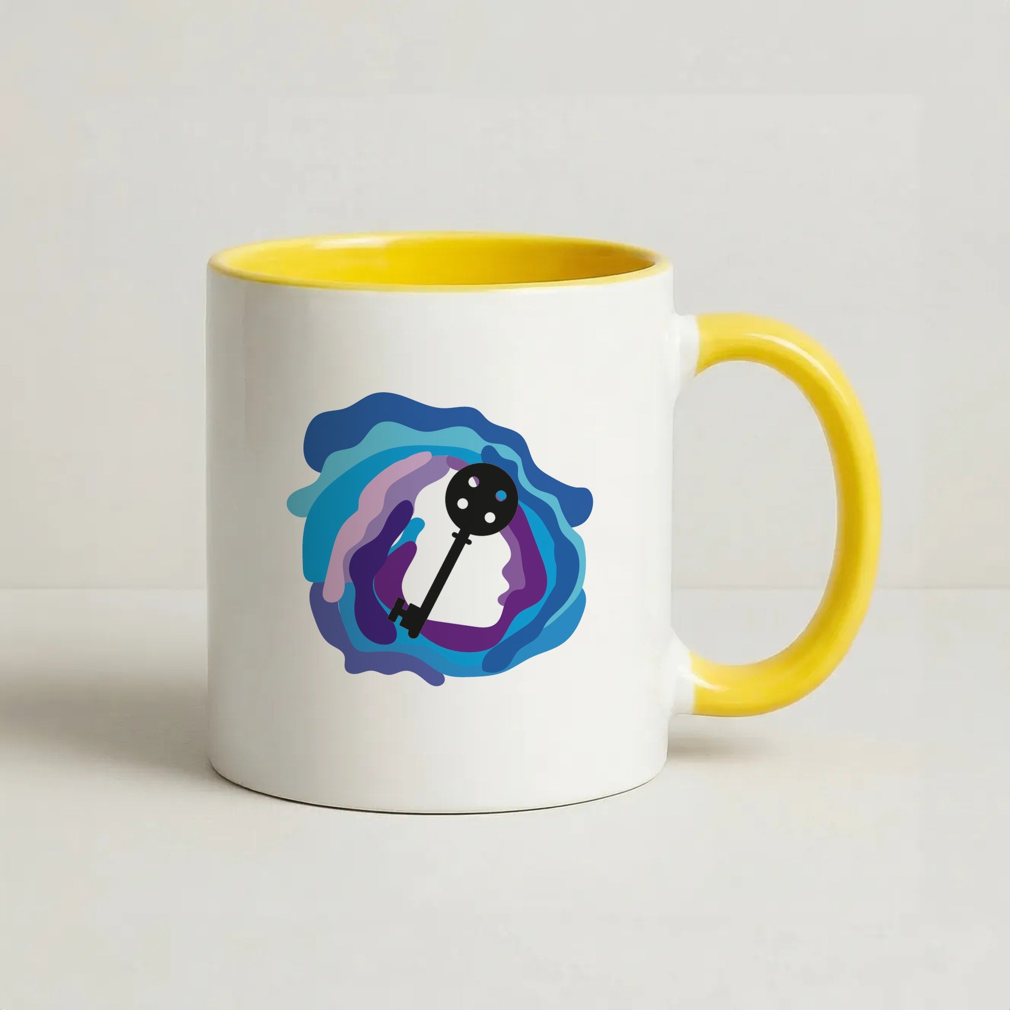 Coraline Key Coffee Yellow Mug
