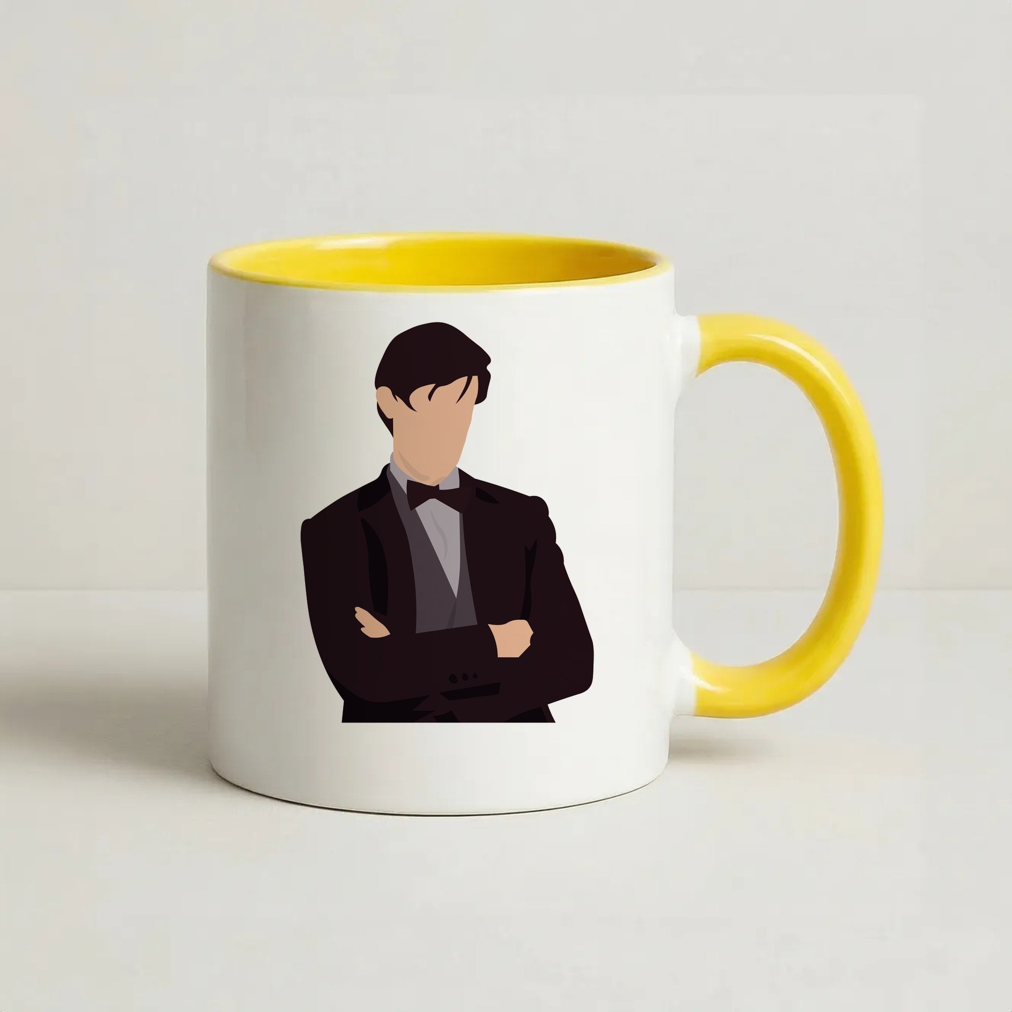 Matt Smith Coffee Yellow Mug
