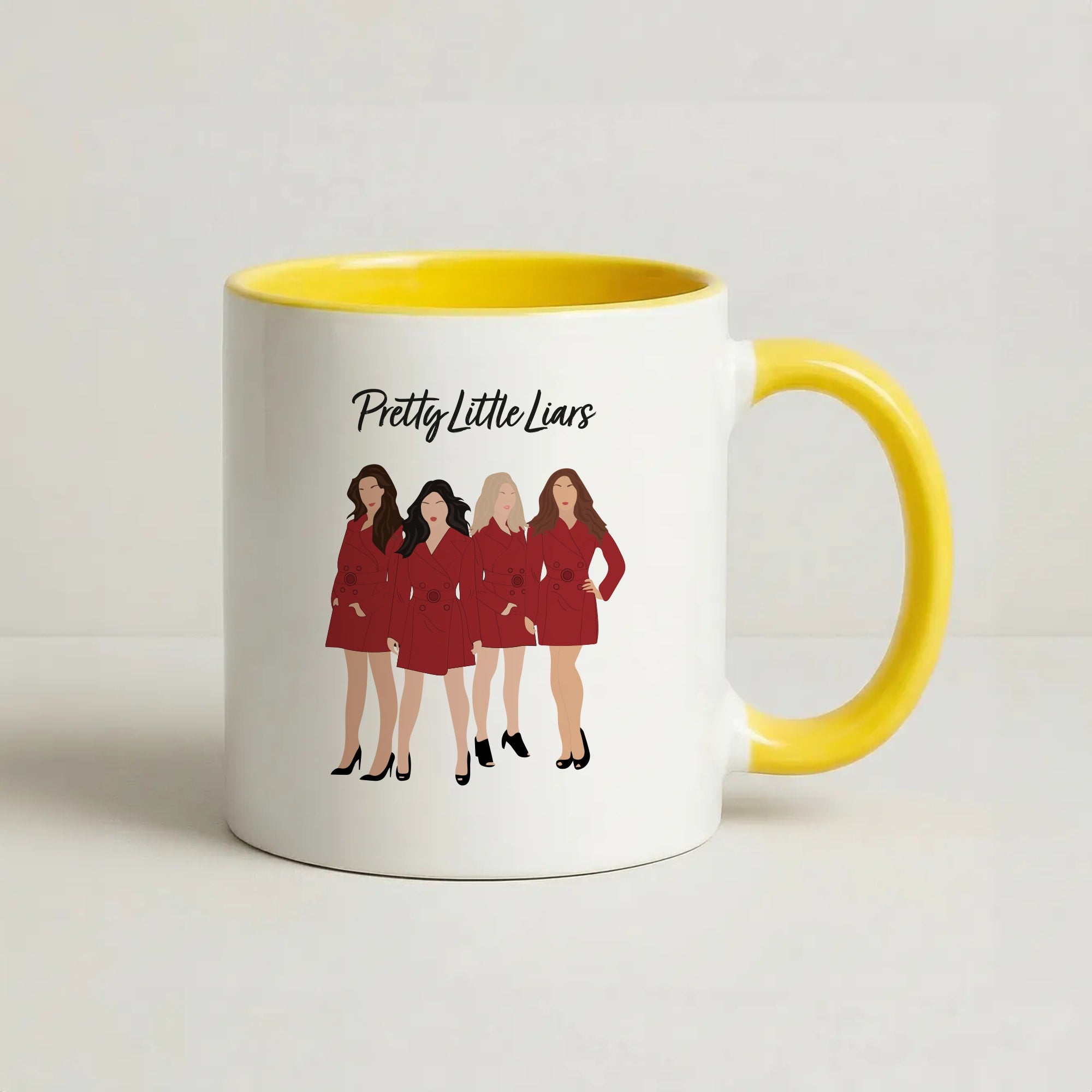 Girls - PLL Coffee Yellow Mug