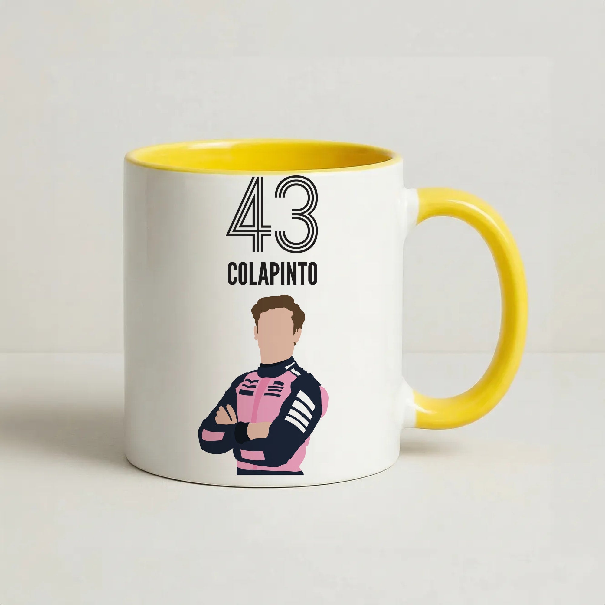 Colapinto 2026 Coffee Yellow Mug