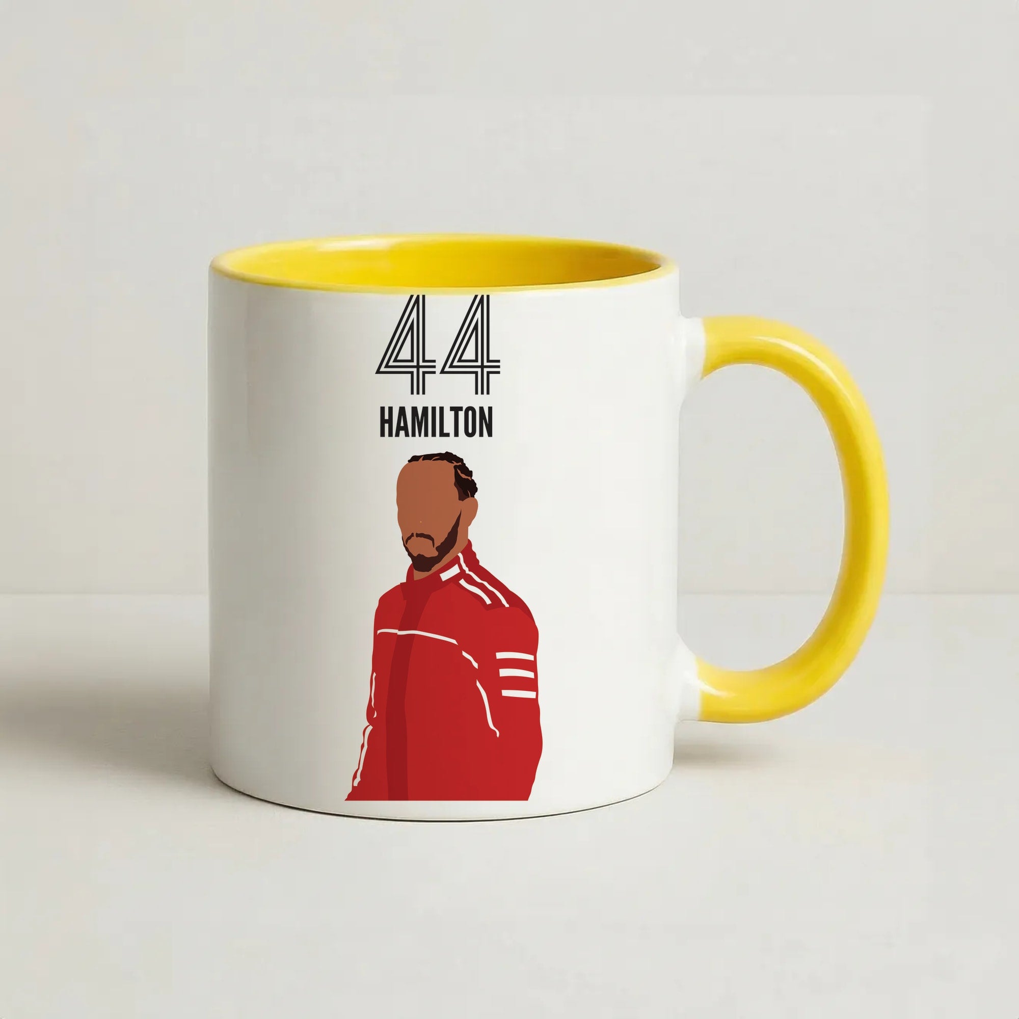 Hamilton 2026 Coffee Yellow Mug