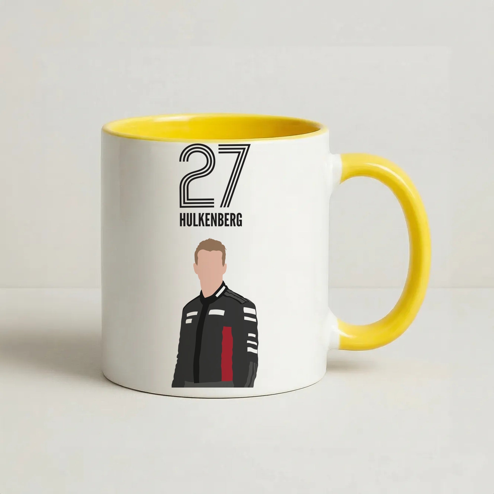 Hulkenberg 2026 Coffee Yellow Mug