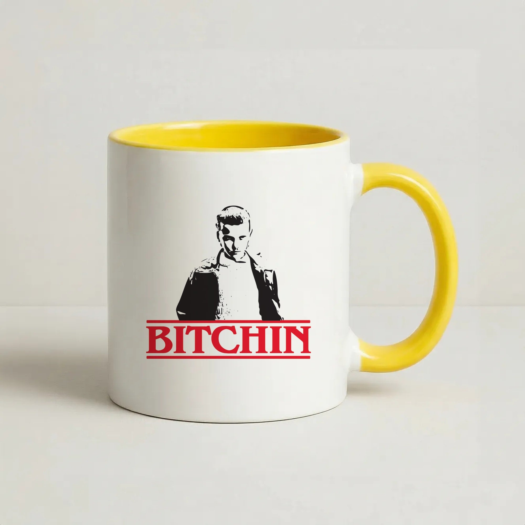 Eleven Bitchin' Coffee Yellow Mug