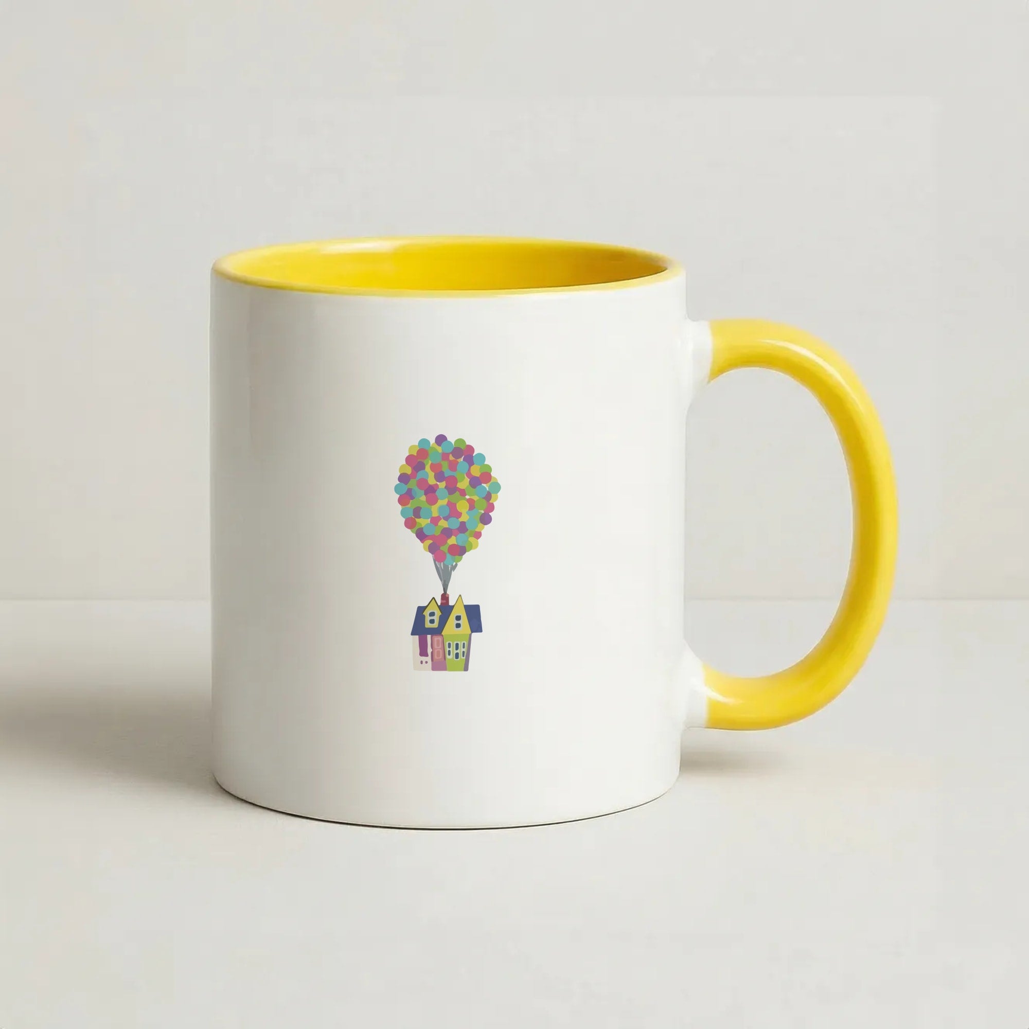House Up Coffee Yellow Mug