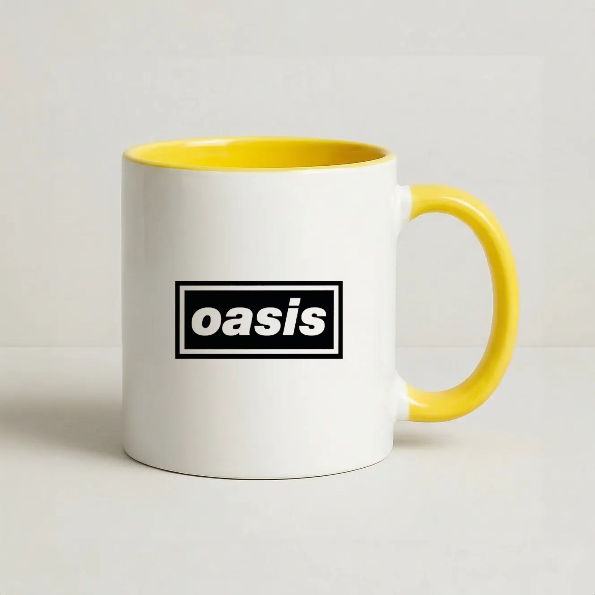 Band Name Coffee Yellow Mug