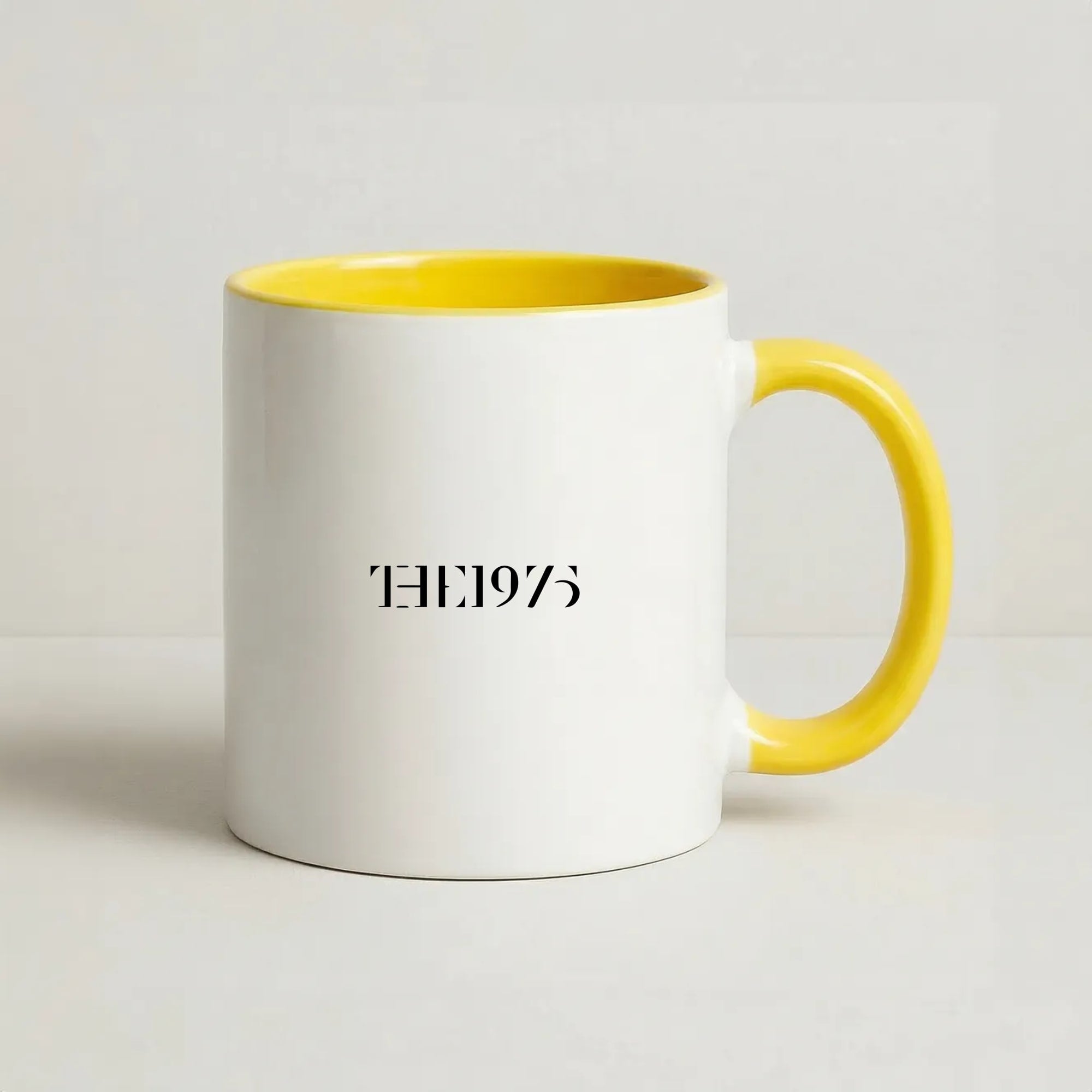 1975 Text Coffee Yellow Mug