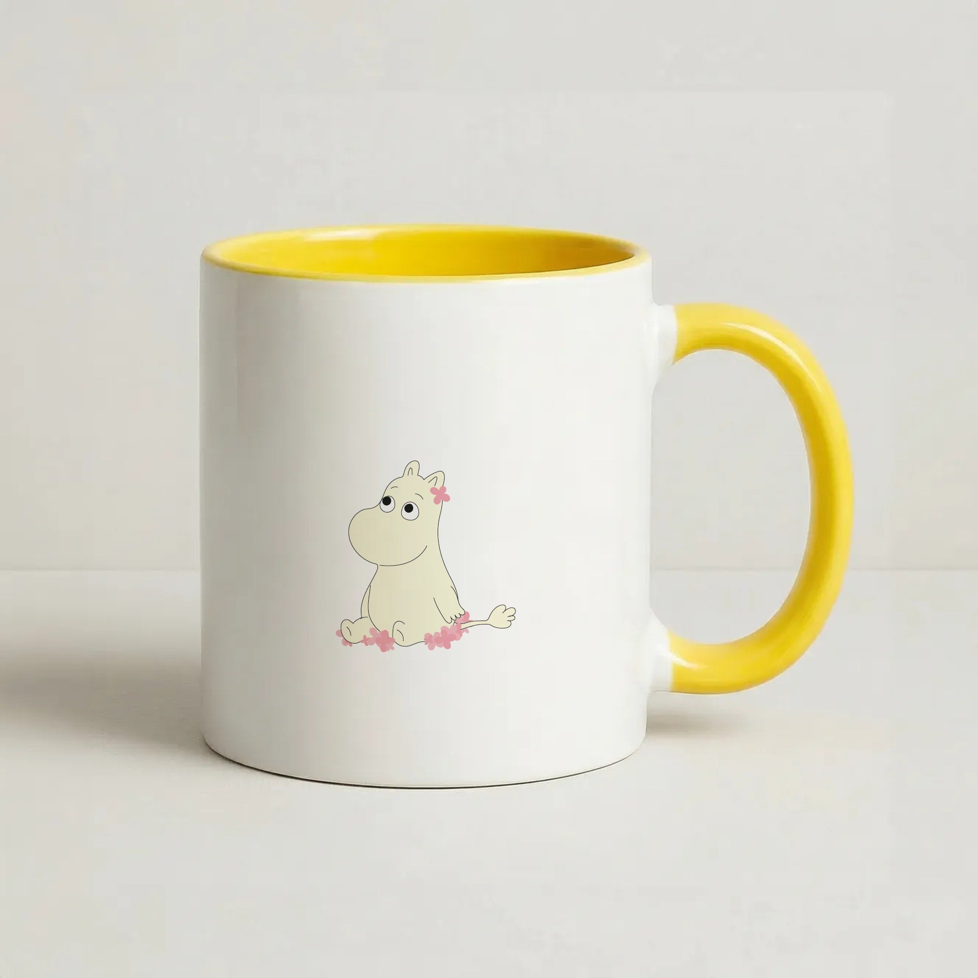 Troll Coffee Yellow Mug