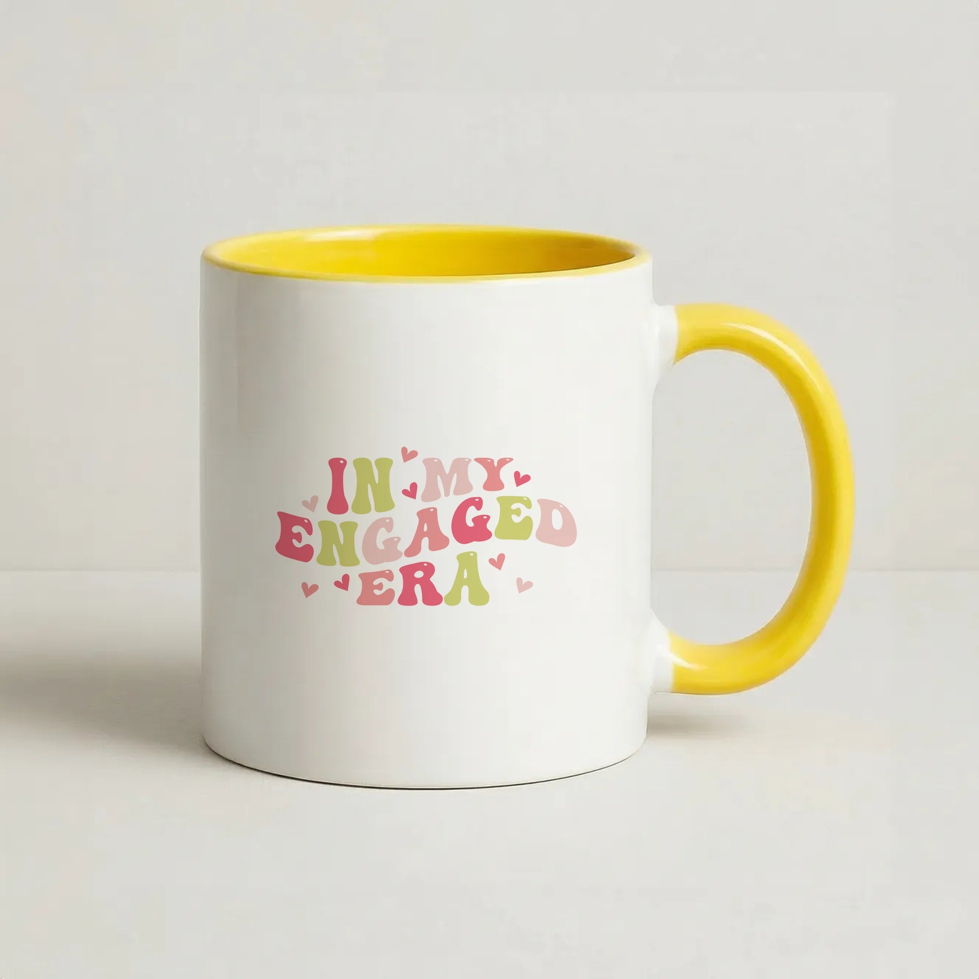 In My Engaged Era - Bridal Coffee Yellow Mug