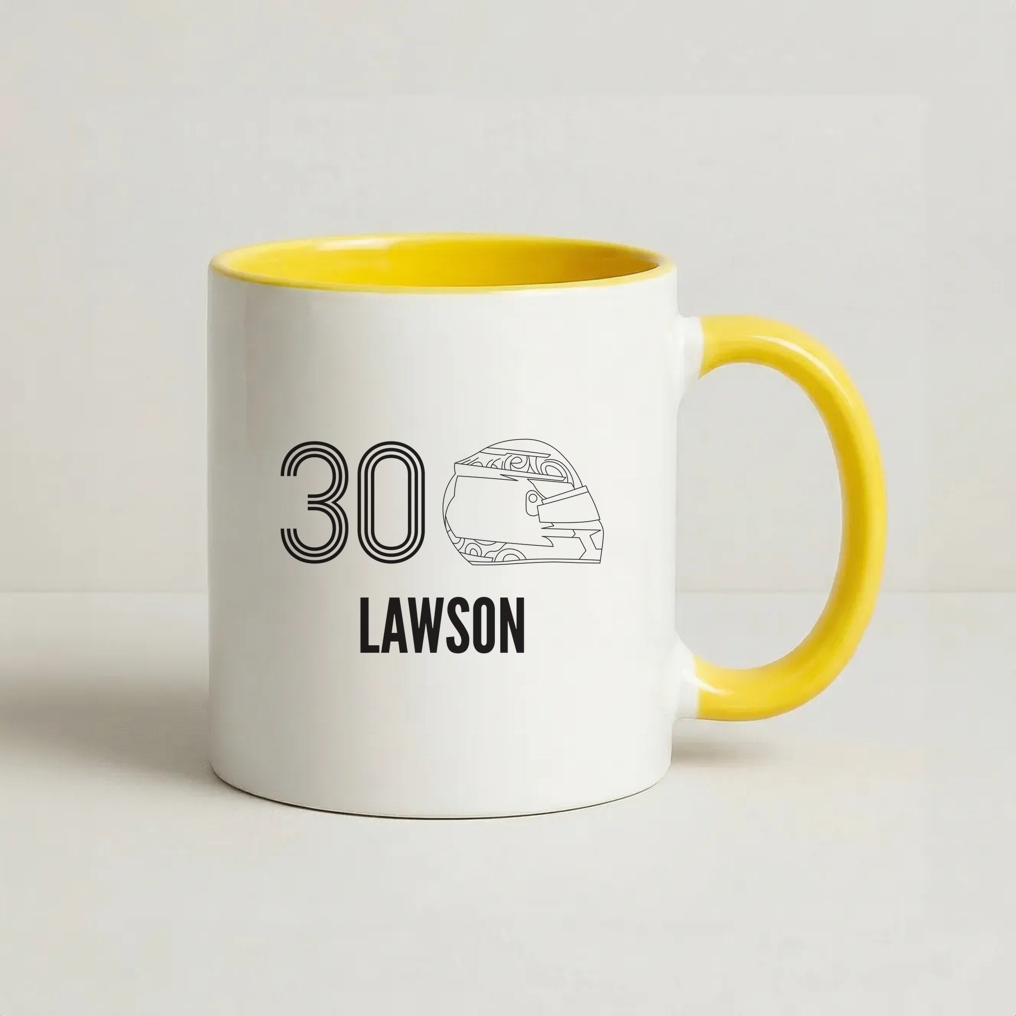 Lawson Helmet 2026 Coffee Yellow Mug