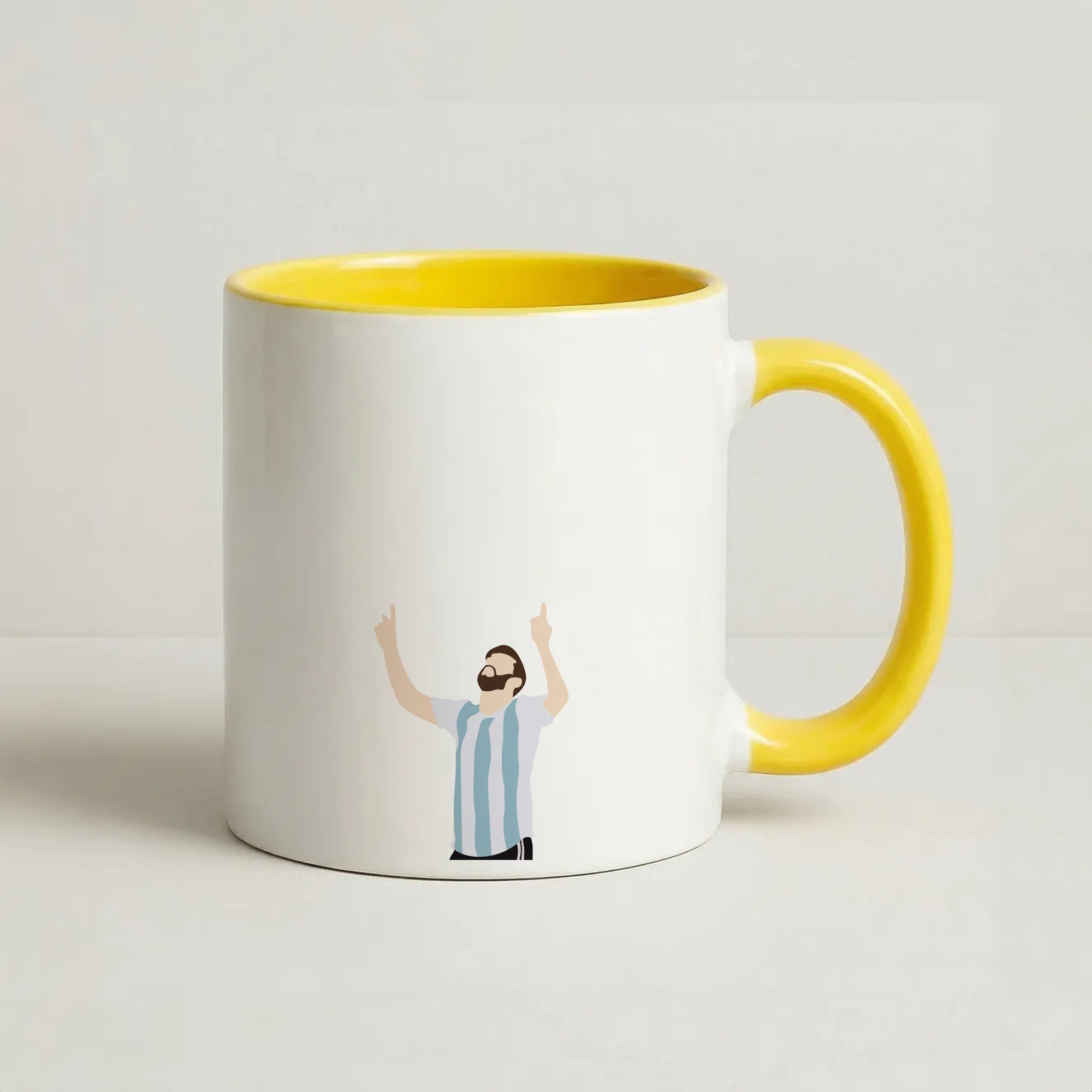 Argentina - Messi Coffee Yellow Mug