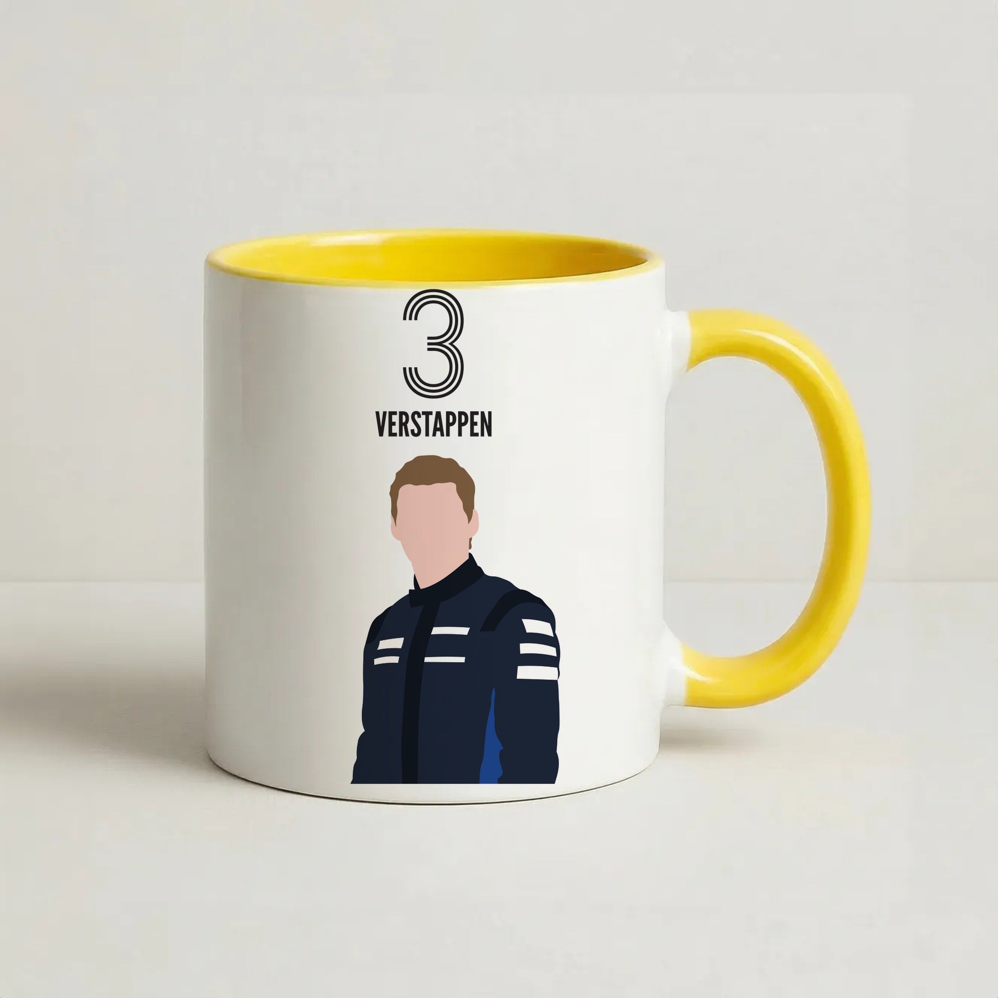 Verstappen 2026 Coffee Yellow Mug