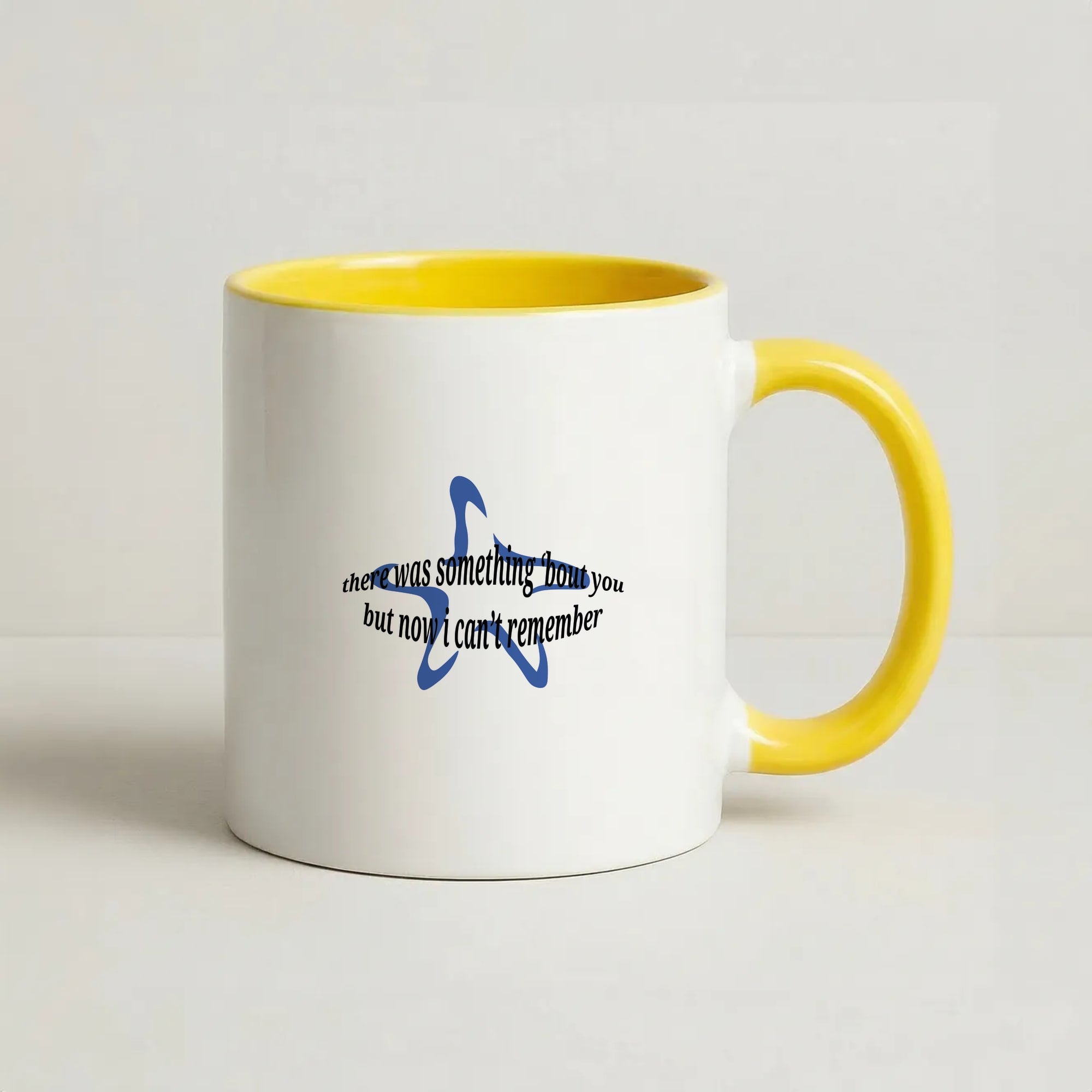 There Was Something About You - The 1975 Coffee Yellow Mug