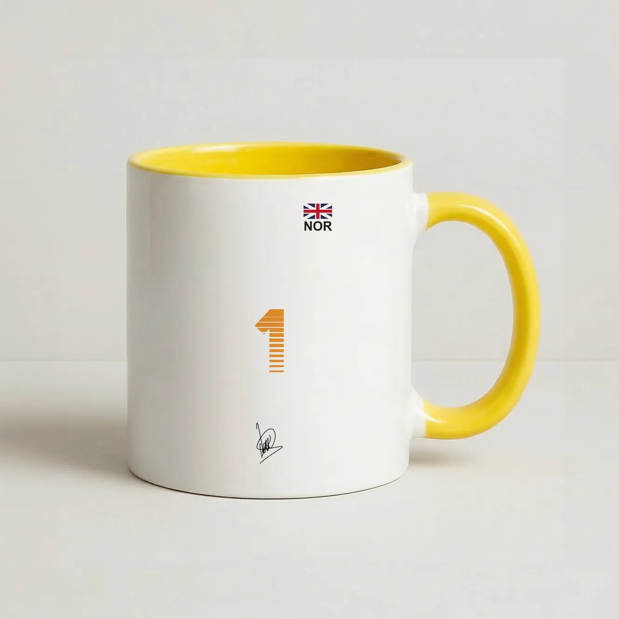 LN1 - Norris Coffee Yellow Mug