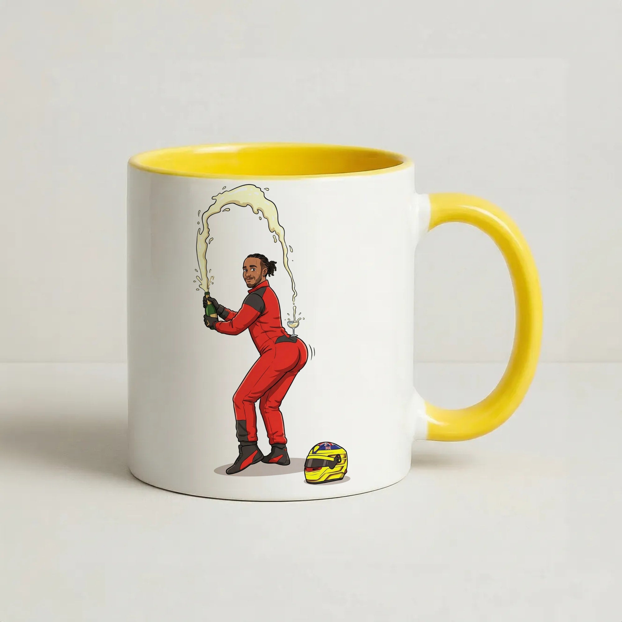 "Brake" The Internet Coffee Yellow Mug