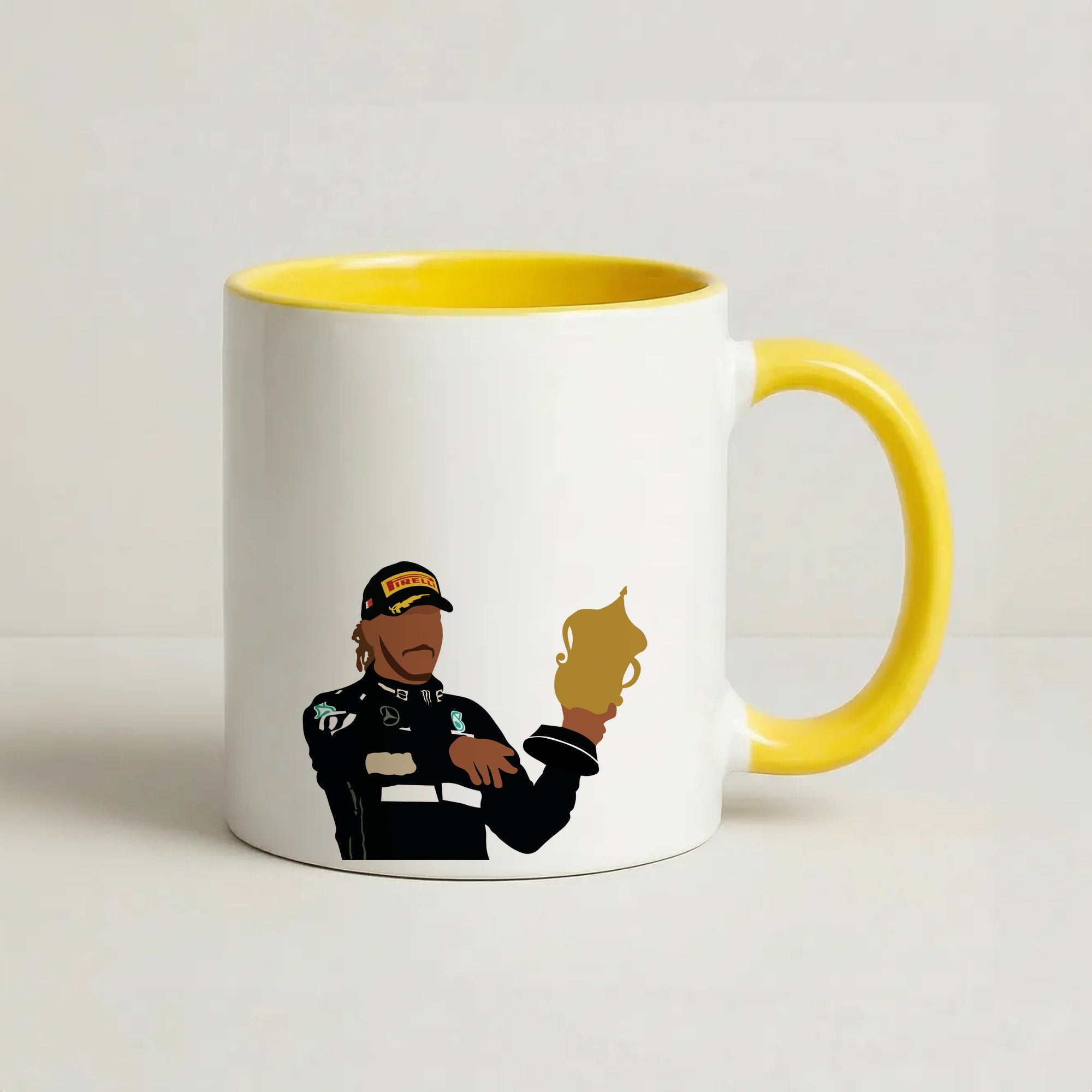 Hamilton - F1 Coffee Yellow Mug