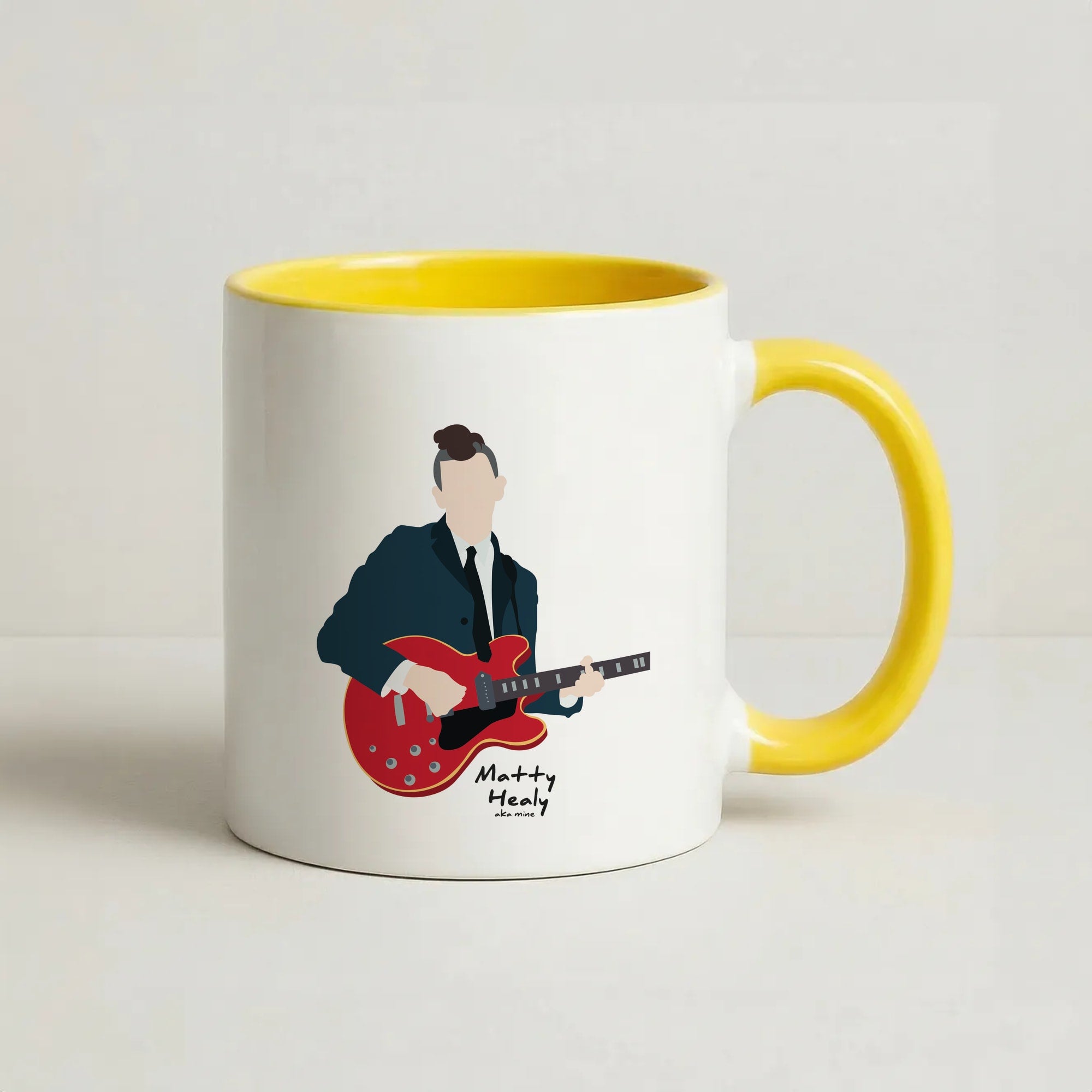 Matt Healy - The 1975 Coffee Yellow Mug