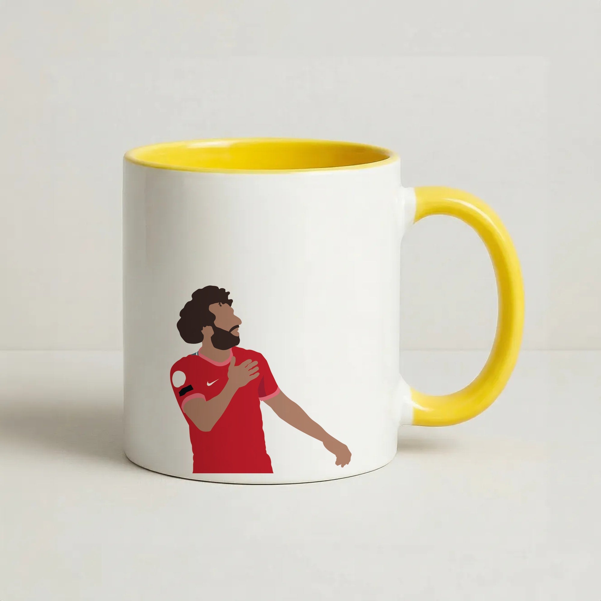 Salah - Football Coffee Yellow Mug