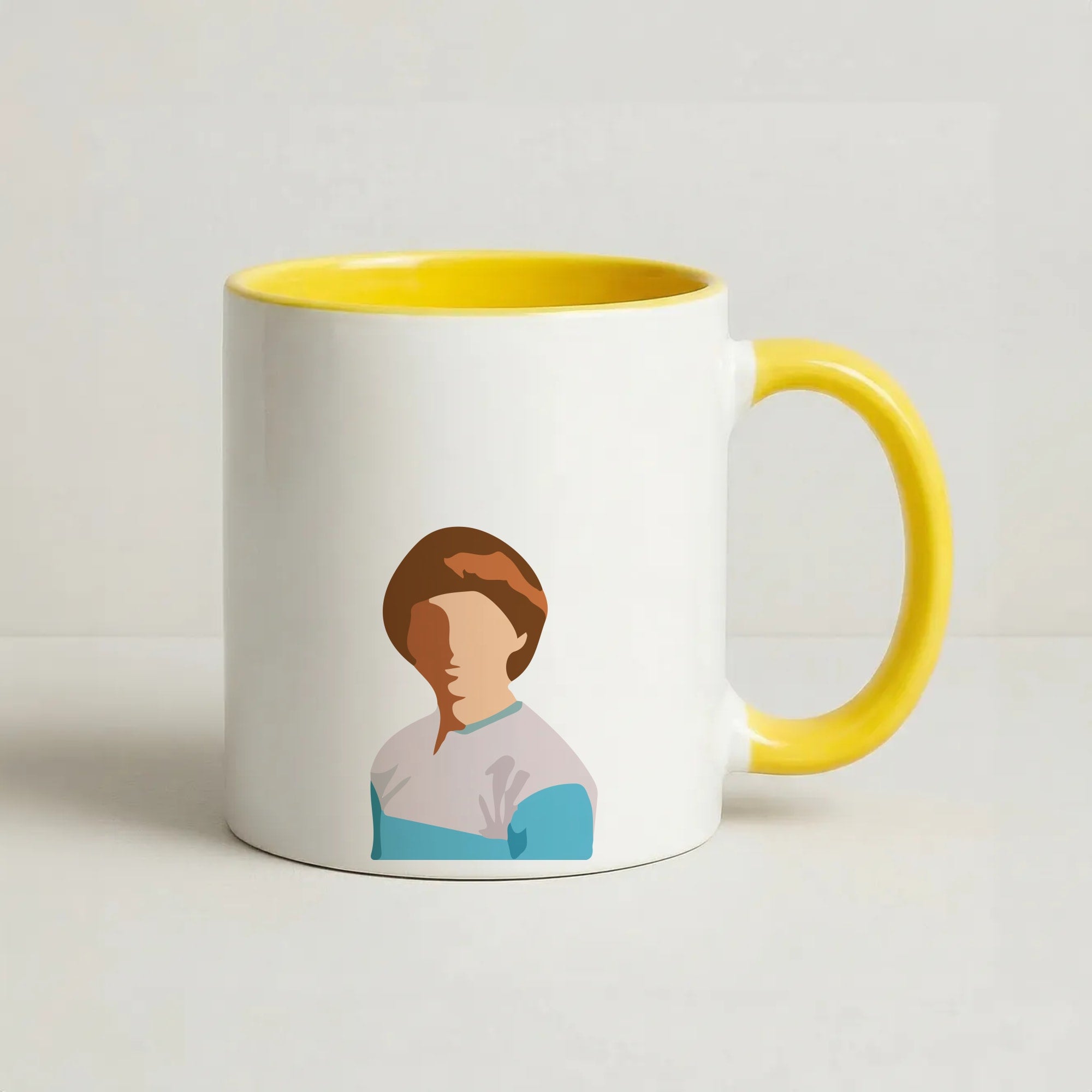Faceless Will - Stranger Things Coffee Yellow Mug