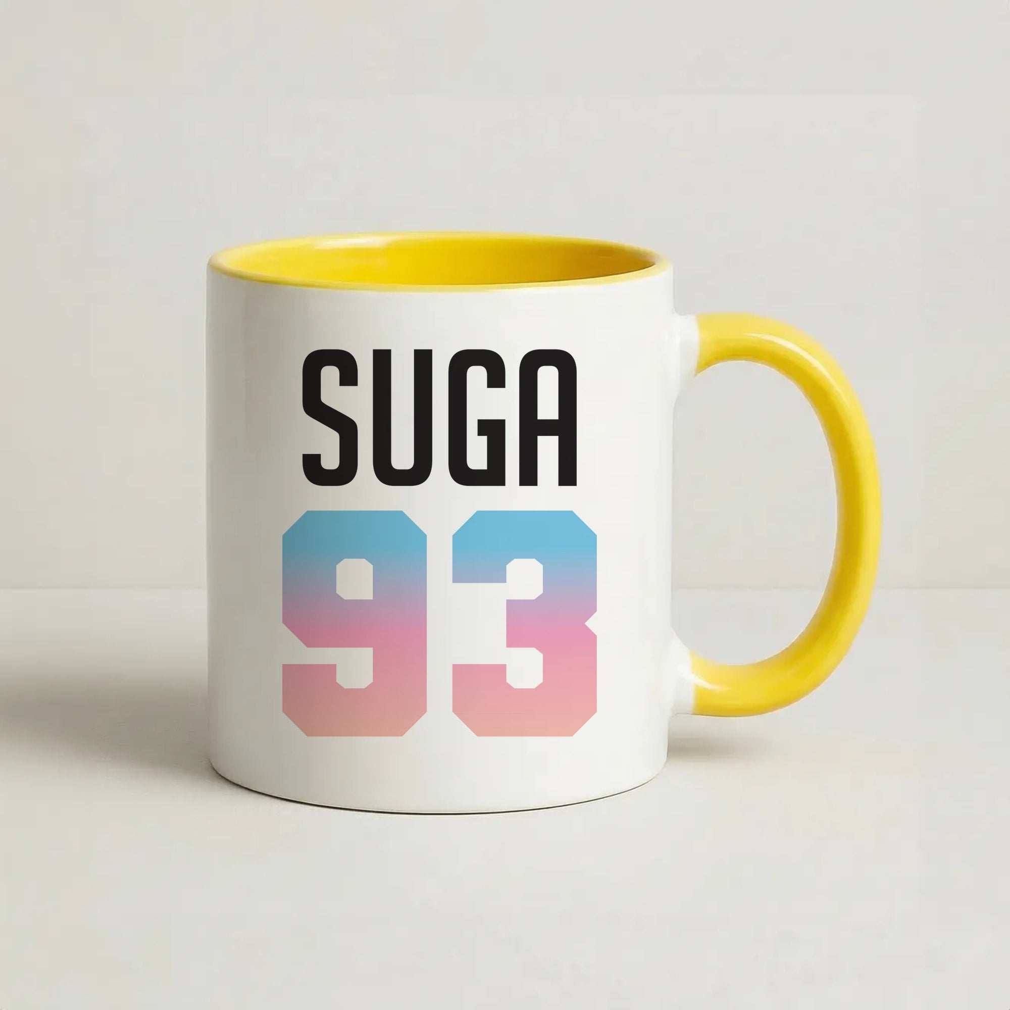 Suga 93 Coffee Yellow Mug