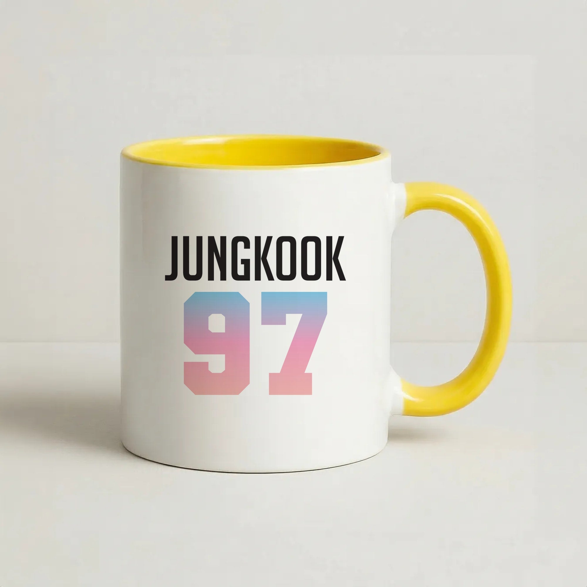 Jungkook 97 Coffee Yellow Mug