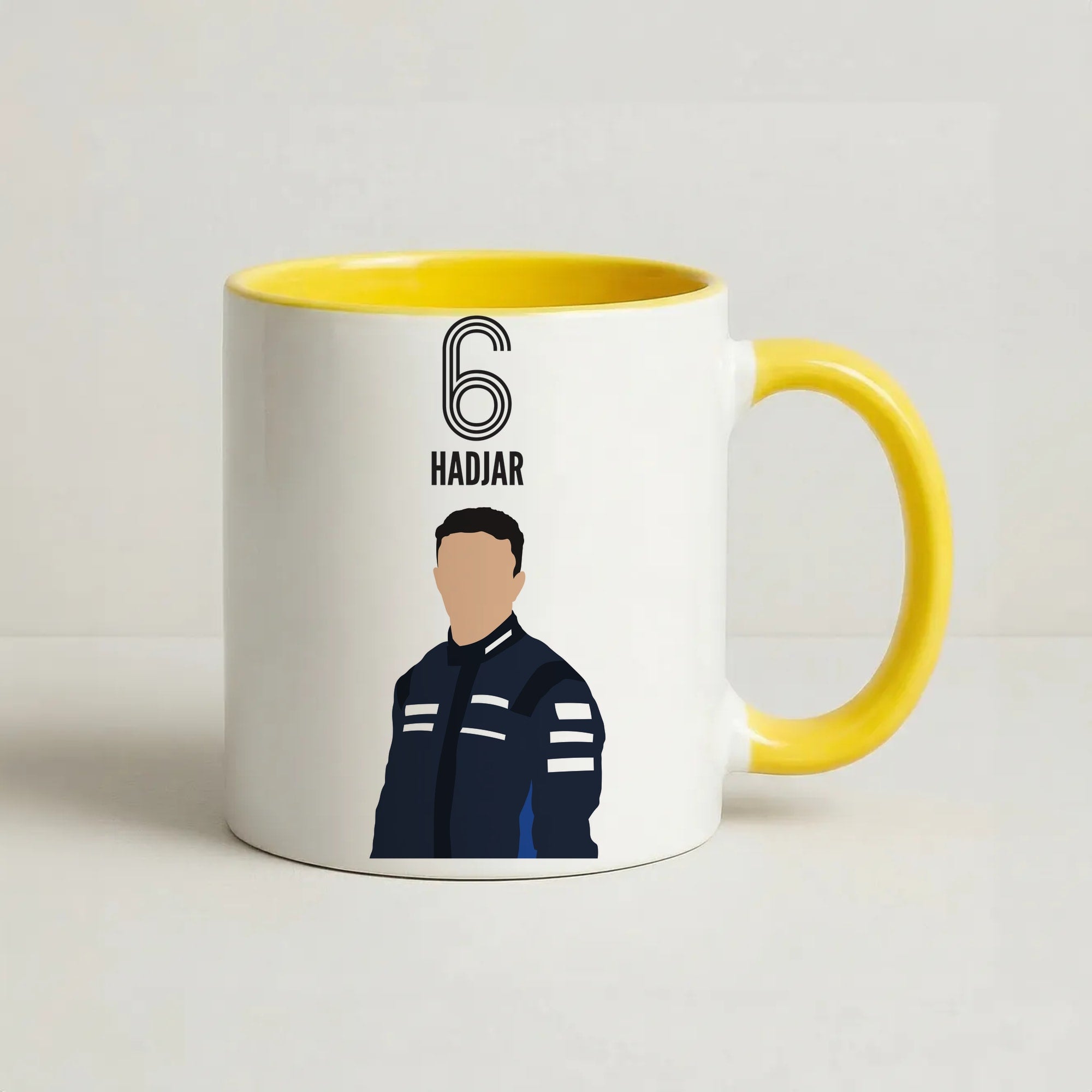 Hadjar 2026 Coffee Yellow Mug