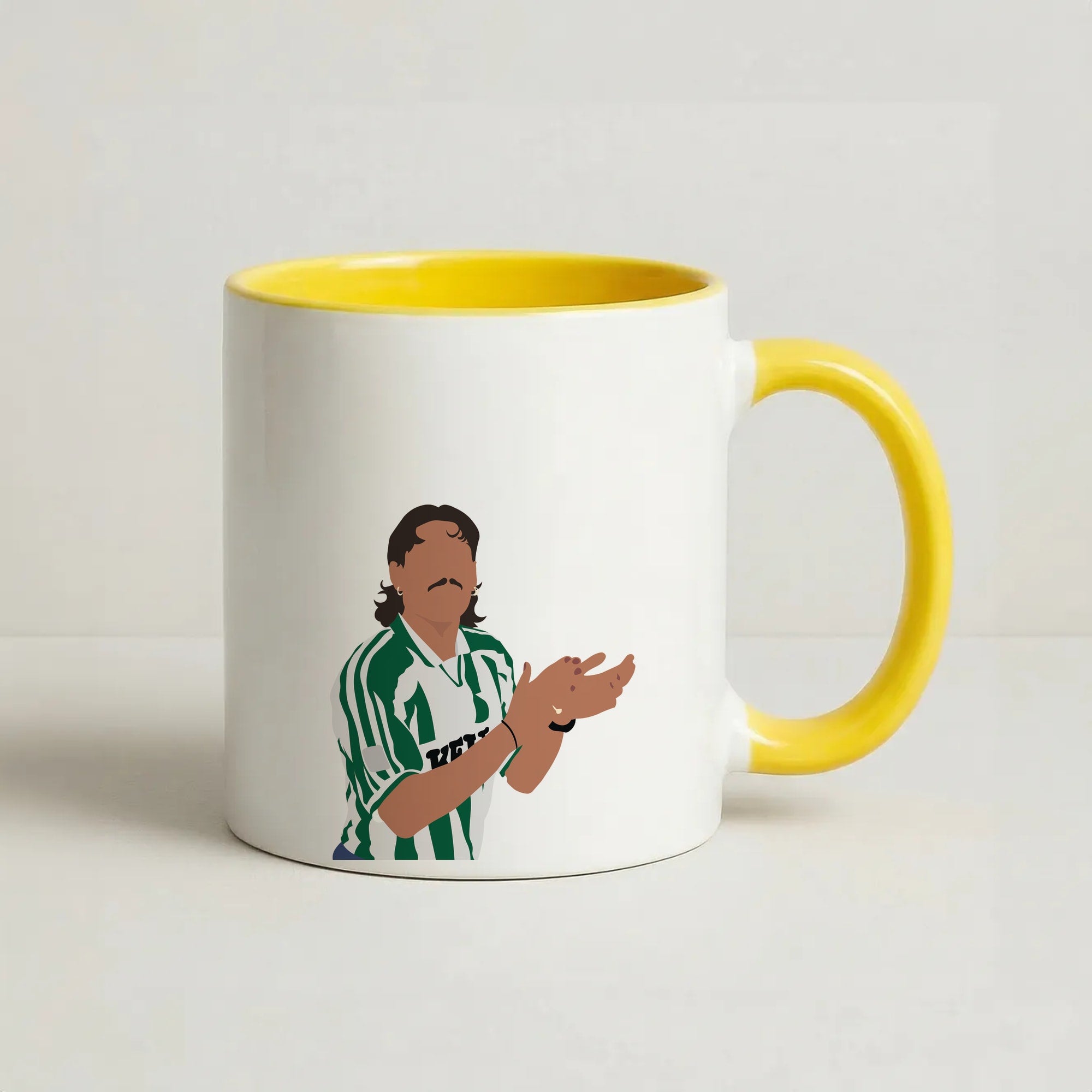 Bellerin - Football Coffee Yellow Mug