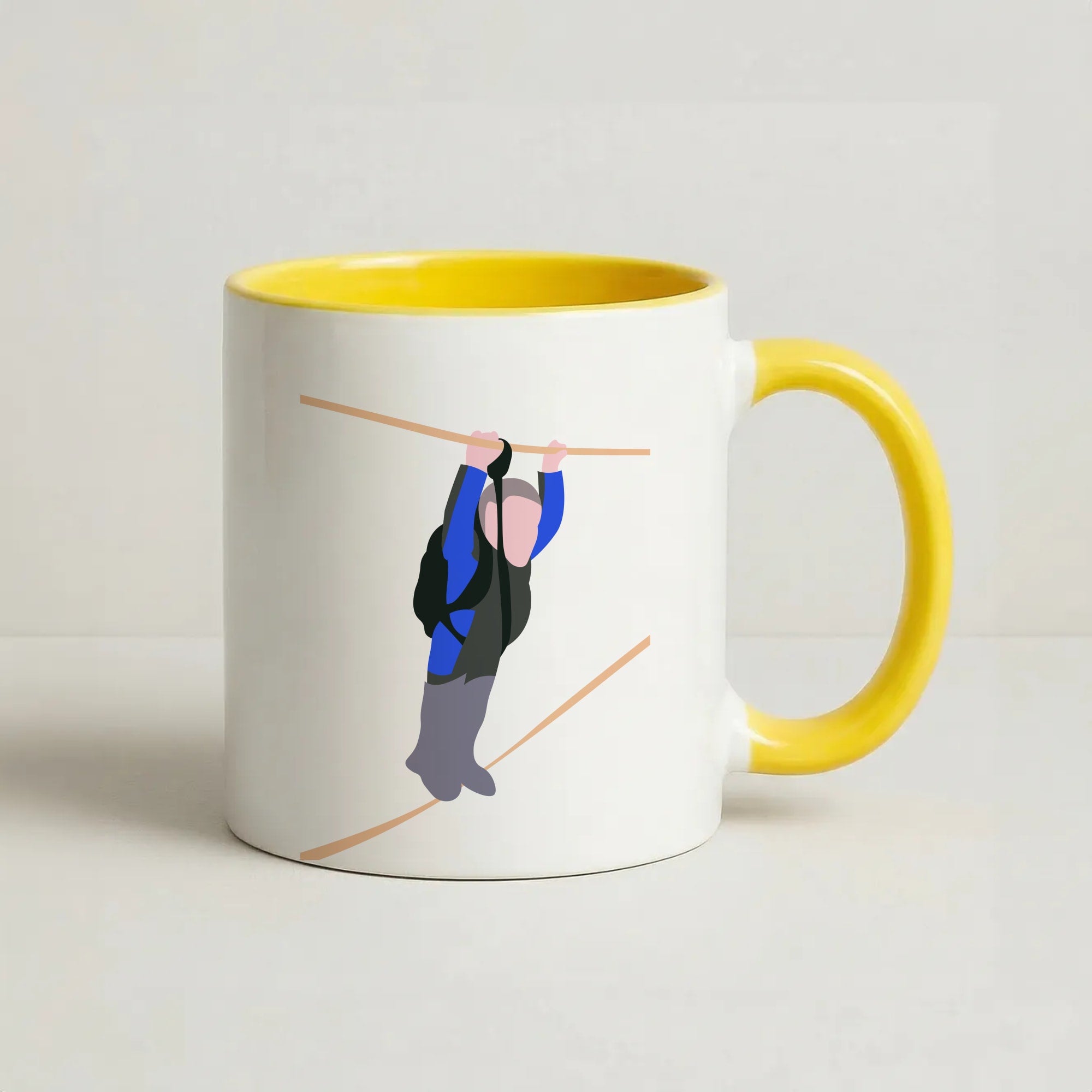 Warwick - British Pop Culture Coffee Yellow Mug
