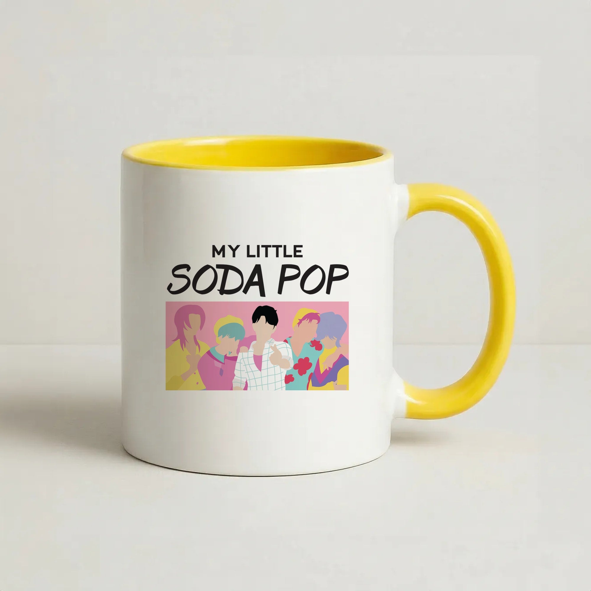 My Little Soda Coffee Yellow Mug