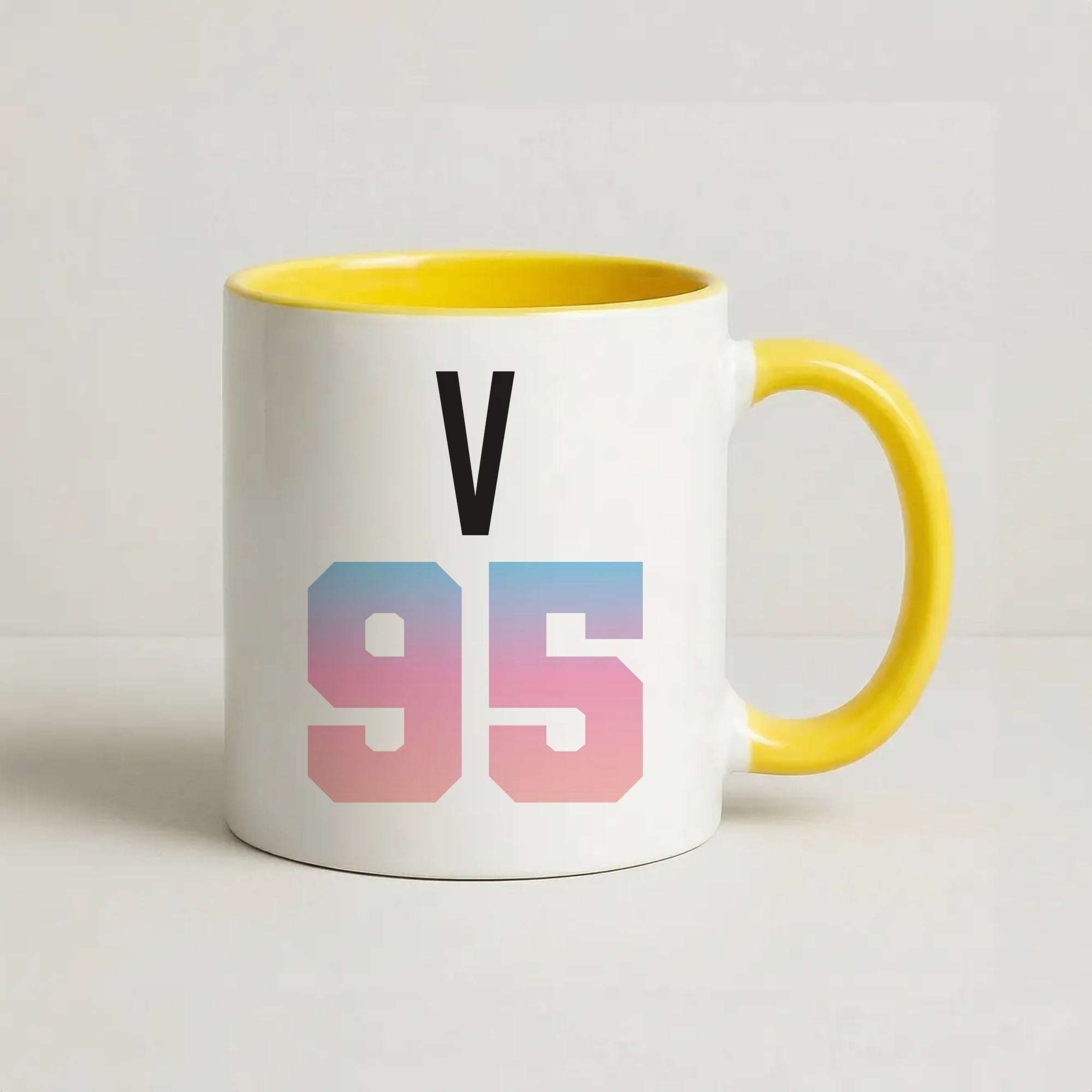V 95 Coffee Yellow Mug