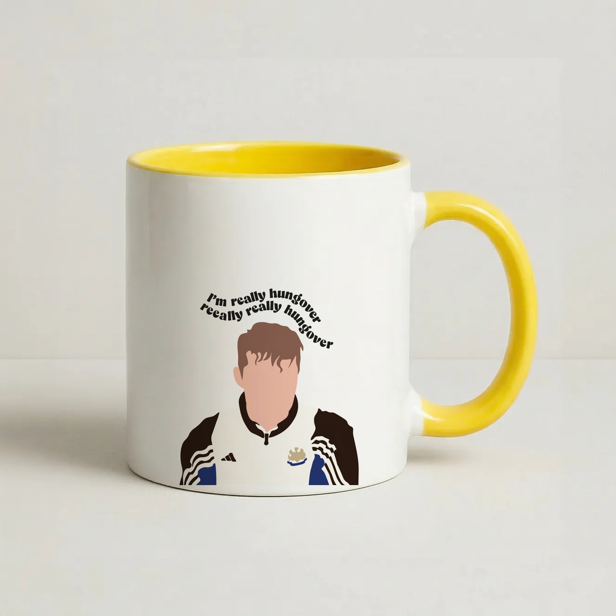 I'm Really Hungover - Fender Coffee Yellow Mug