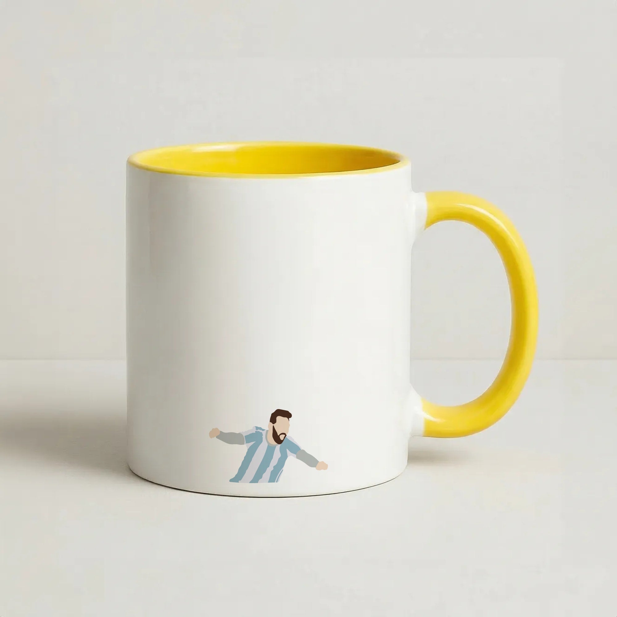 Goal - Messi Coffee Yellow Mug