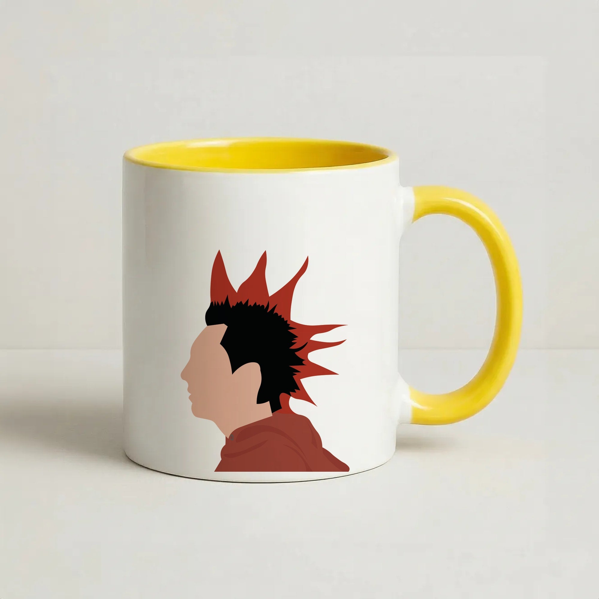 Hawk - C Kai Coffee Yellow Mug
