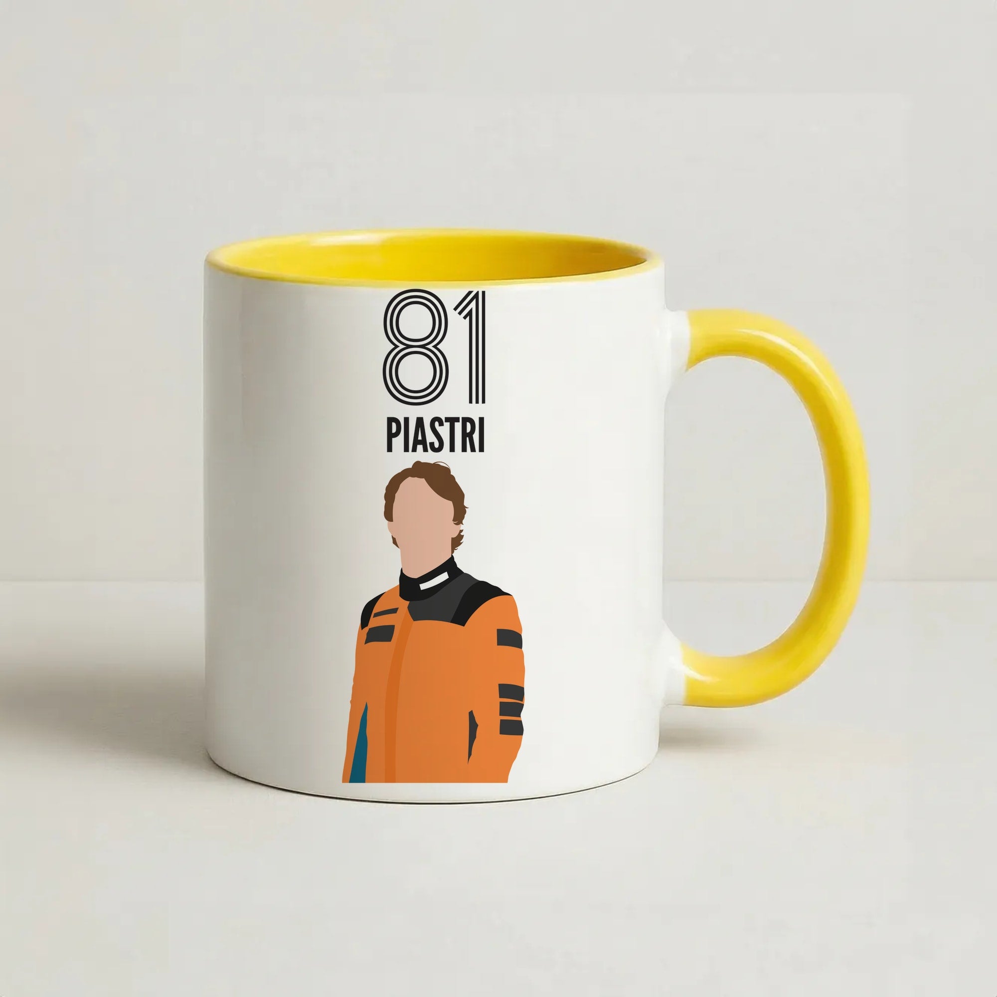 Piastri 2026 Coffee Yellow Mug