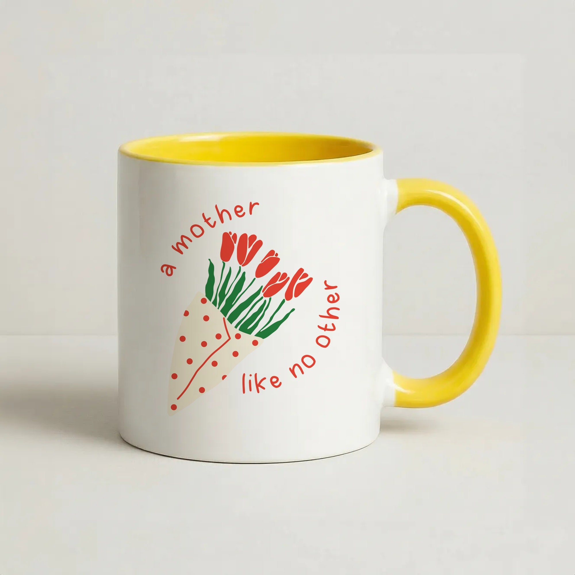 A Mother Like No Other Coffee Yellow Mug