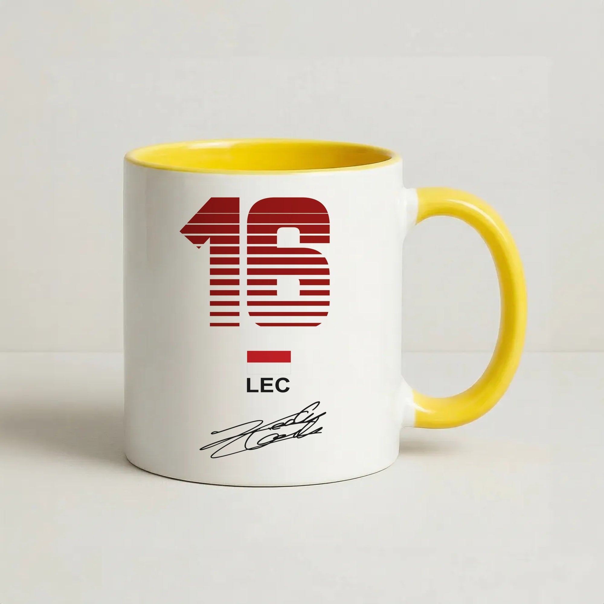 Leclerc - F1 Coffee Yellow Mug