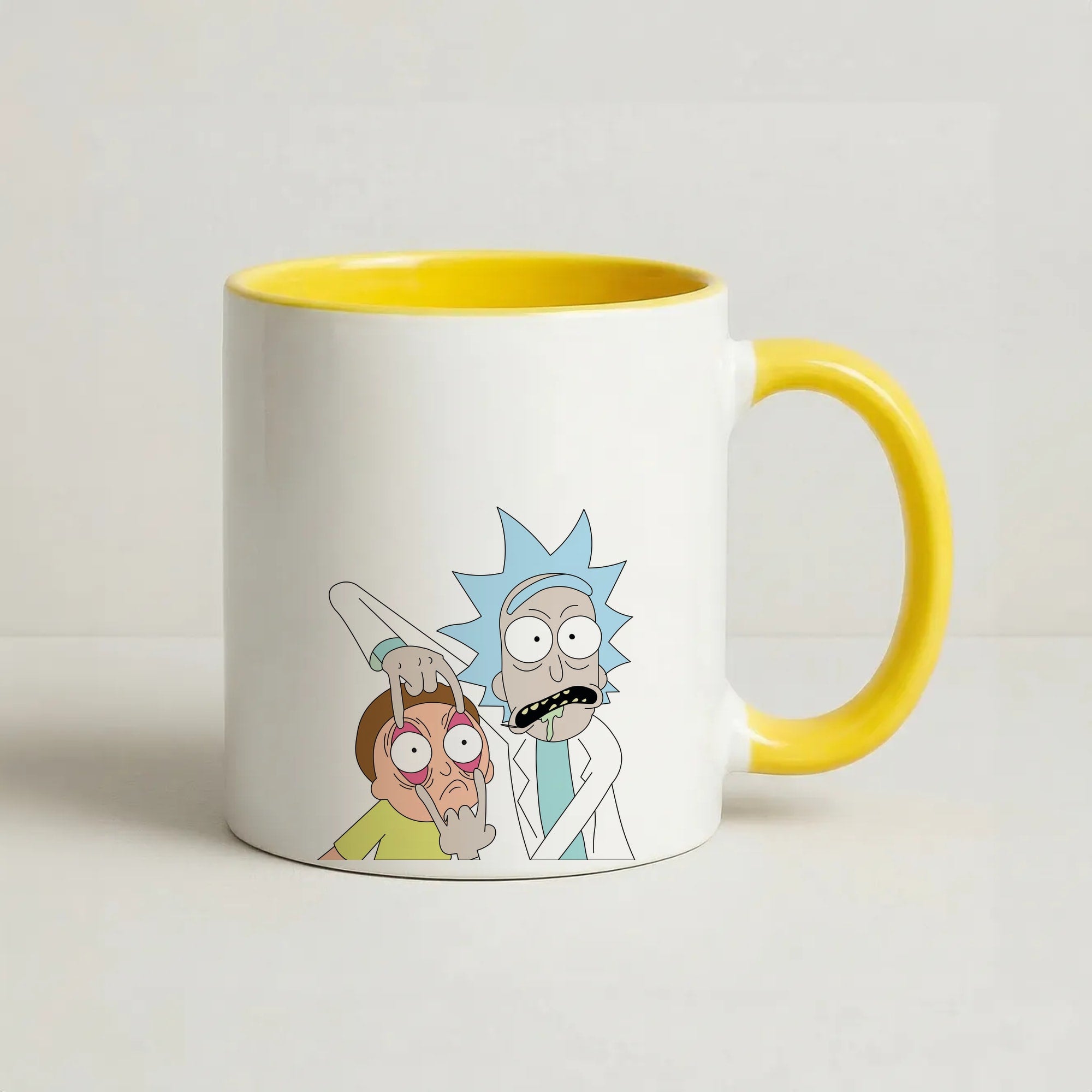 Psychedelic - RAM Coffee Yellow Mug