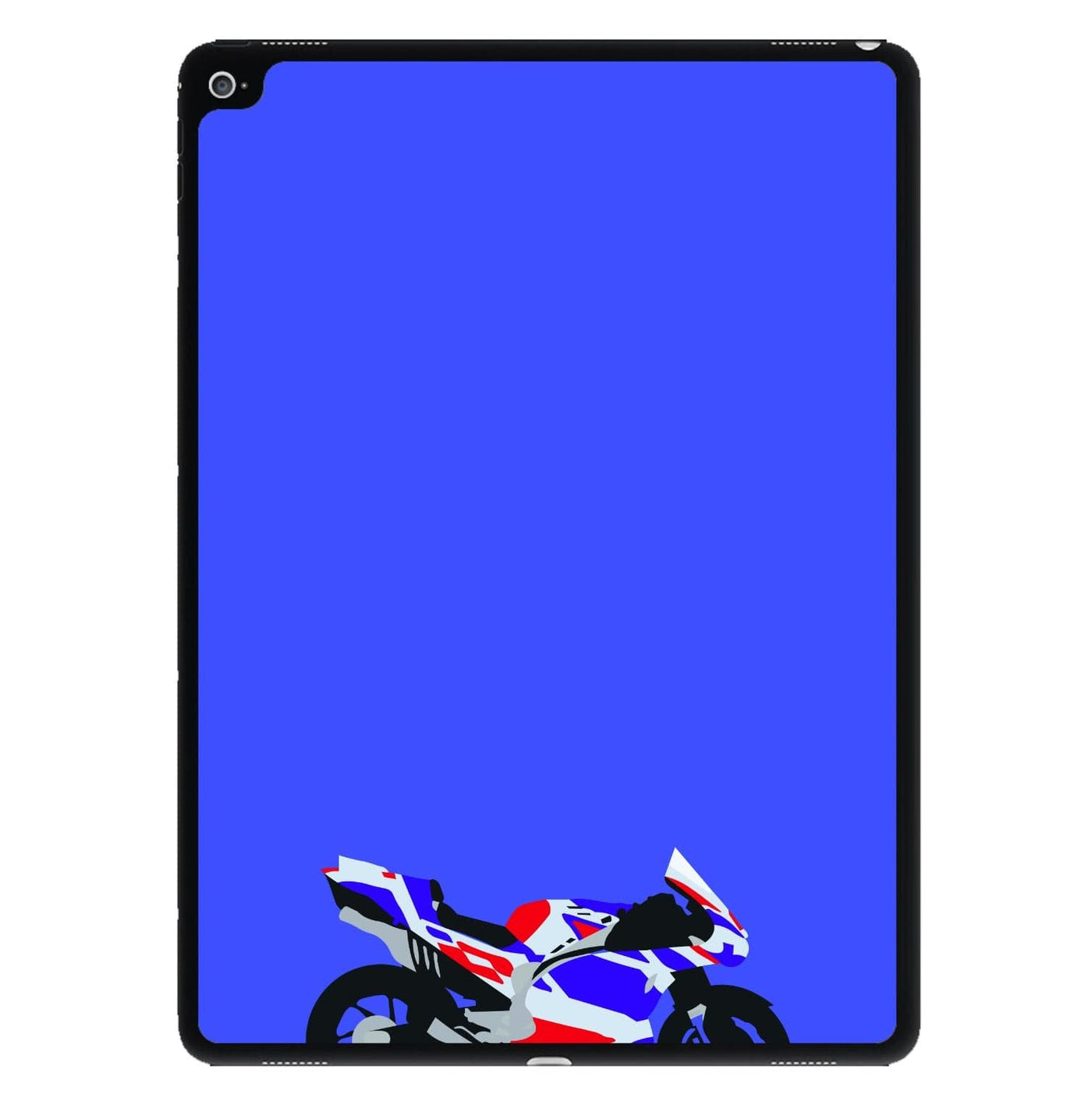 Red And Purple Motorbike - Moto GP iPad Case