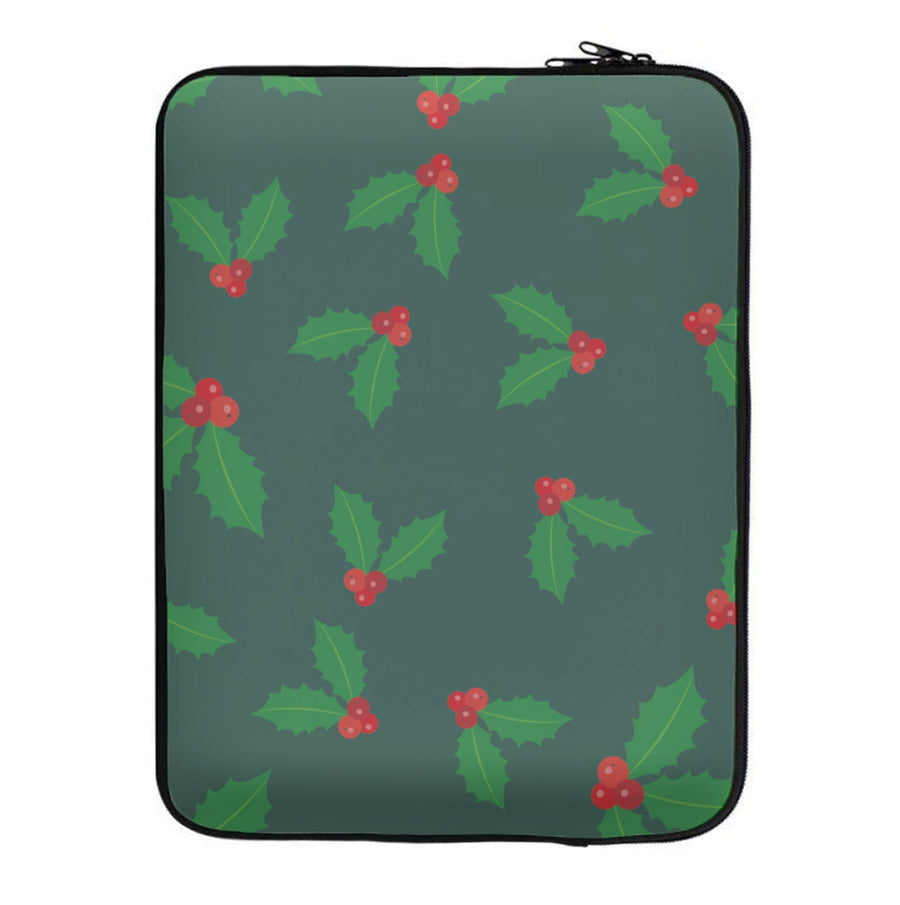 Holly - Christmas Patterns Laptop Sleeve