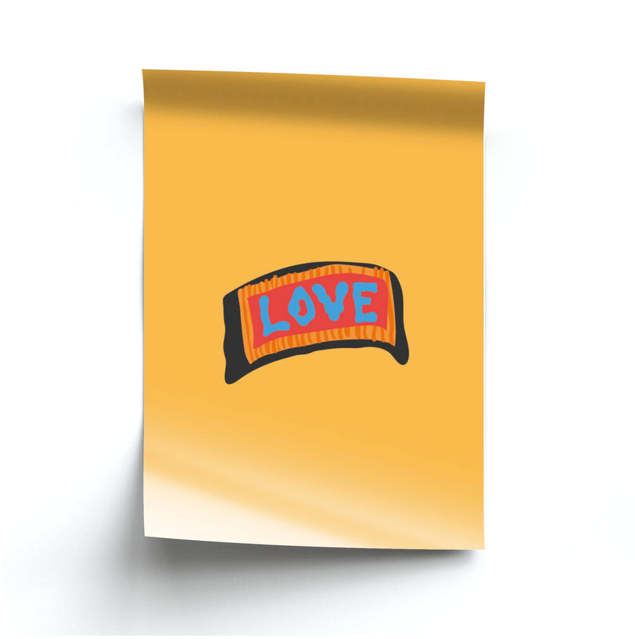 Orange Love - Lil Peep Poster