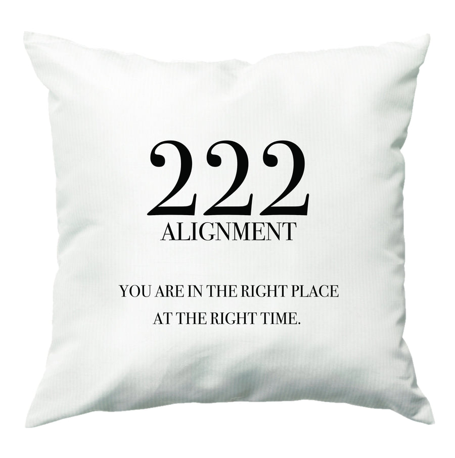 222 - Angel Numbers Cushion