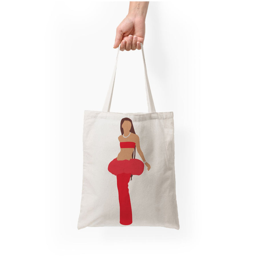 Red Skirt - Zendaya Tote Bag