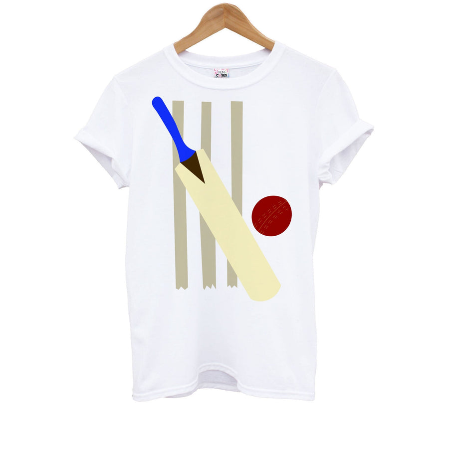 Wickets - Cricket Kids T-Shirt