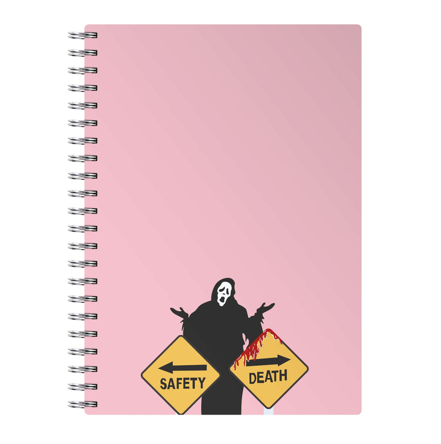 Safety Or Death - Scream Notebook