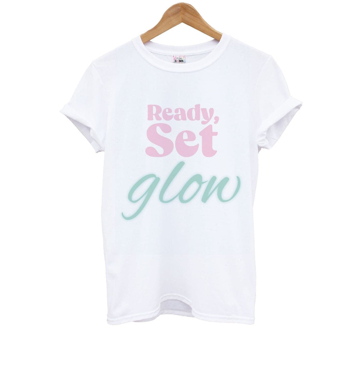 Ready, Set, Glow - Christmas Puns Kids T-Shirt