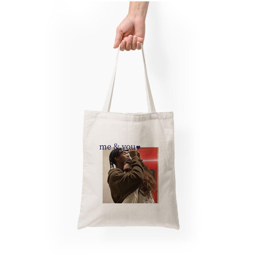 Me And You - Personalised Couples Tote Bag