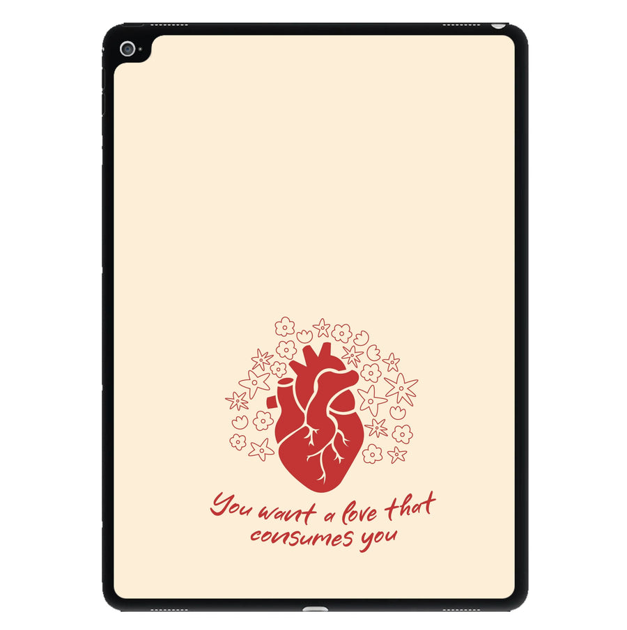 You Want A Love That Consumes You - Vampire Diaries iPad Case