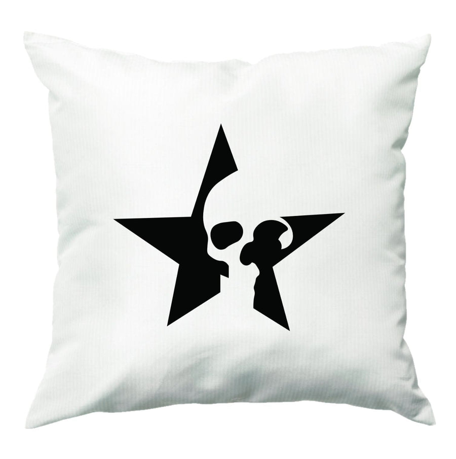 Skulls And Stars - Skate Aesthetic  Cushion
